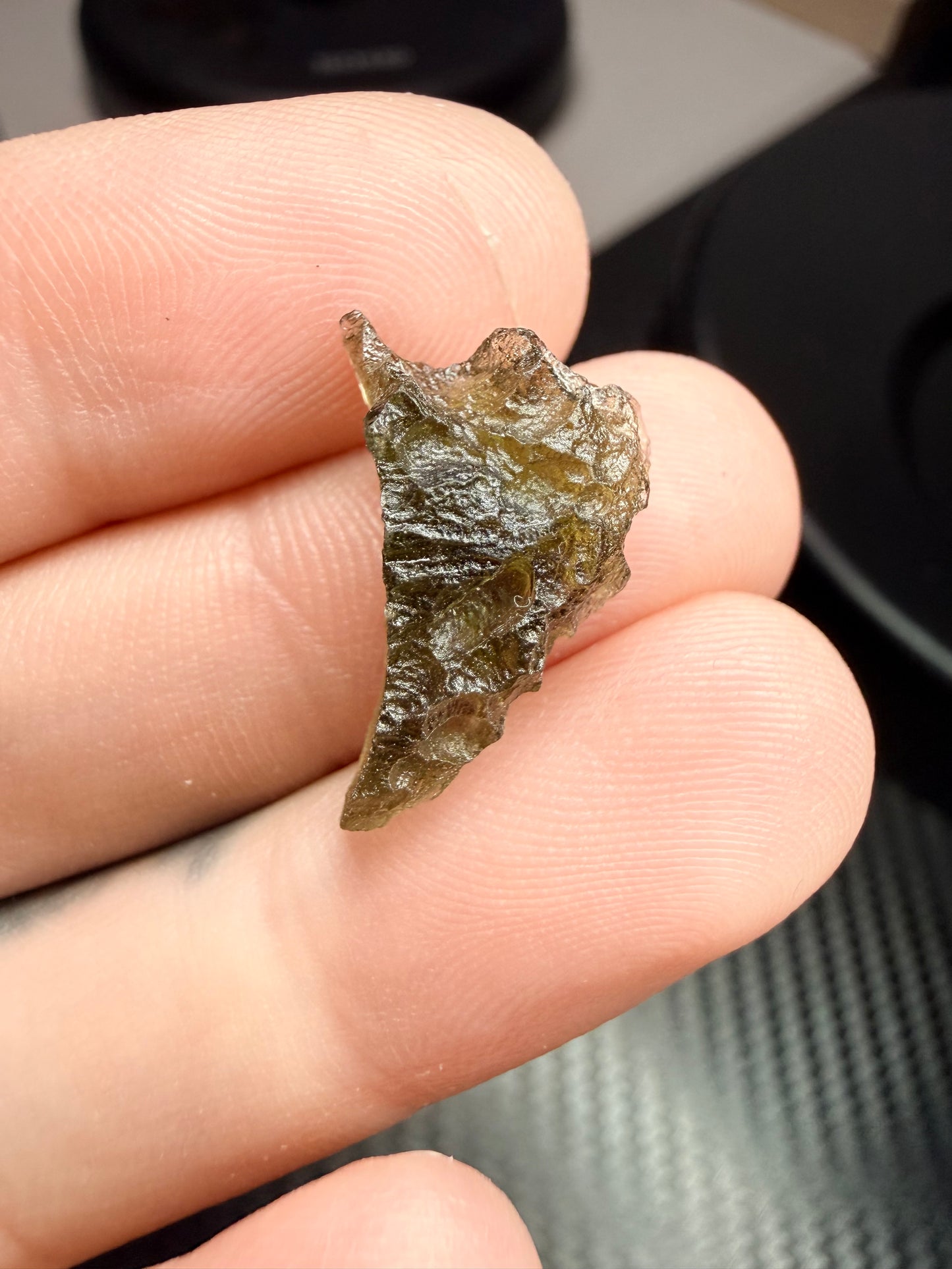Moldavite 1.38 gram From Chlum (022)
