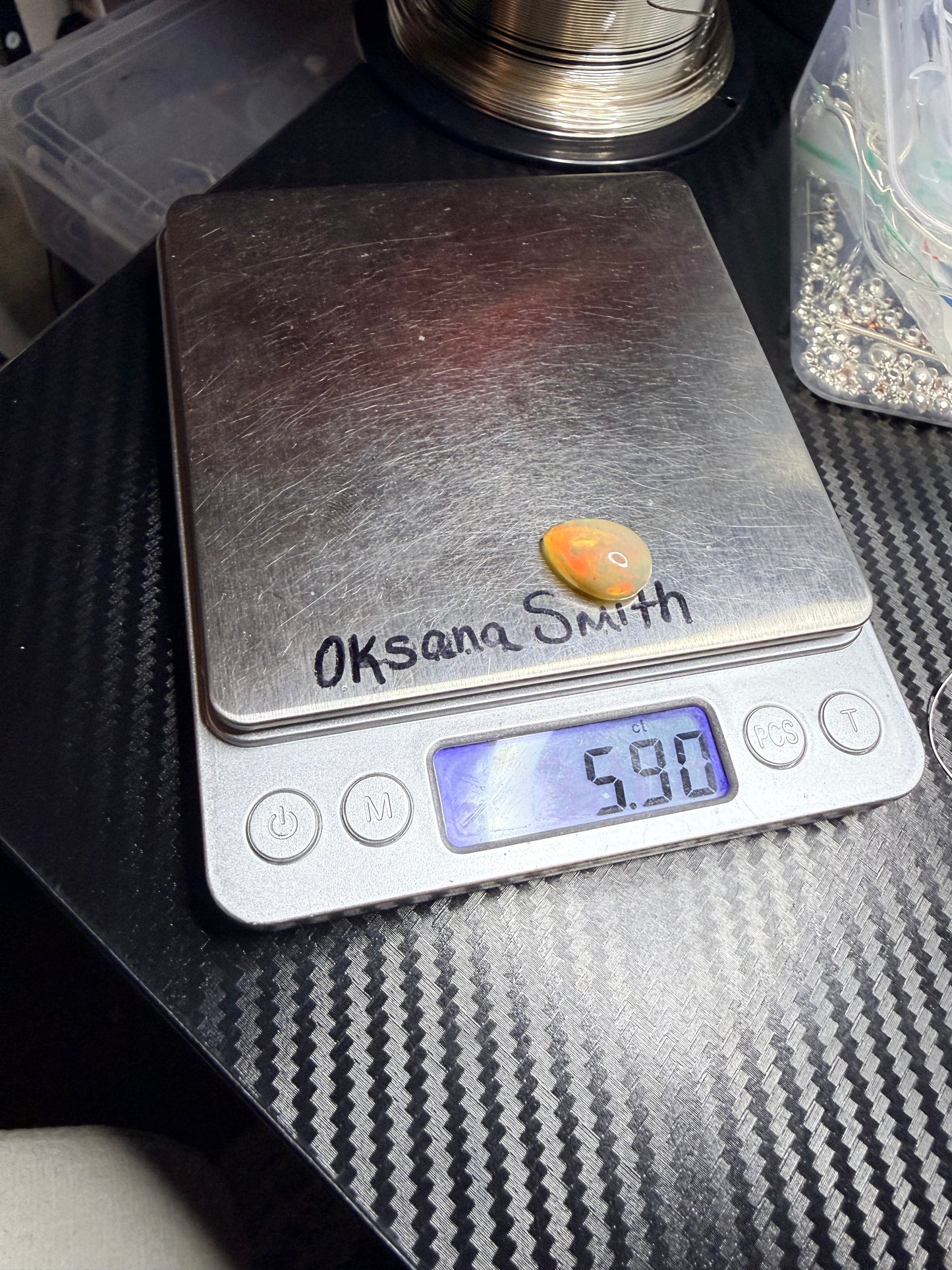 11VDS) Large Ethiopian Opal Pendant in Sterling Silver