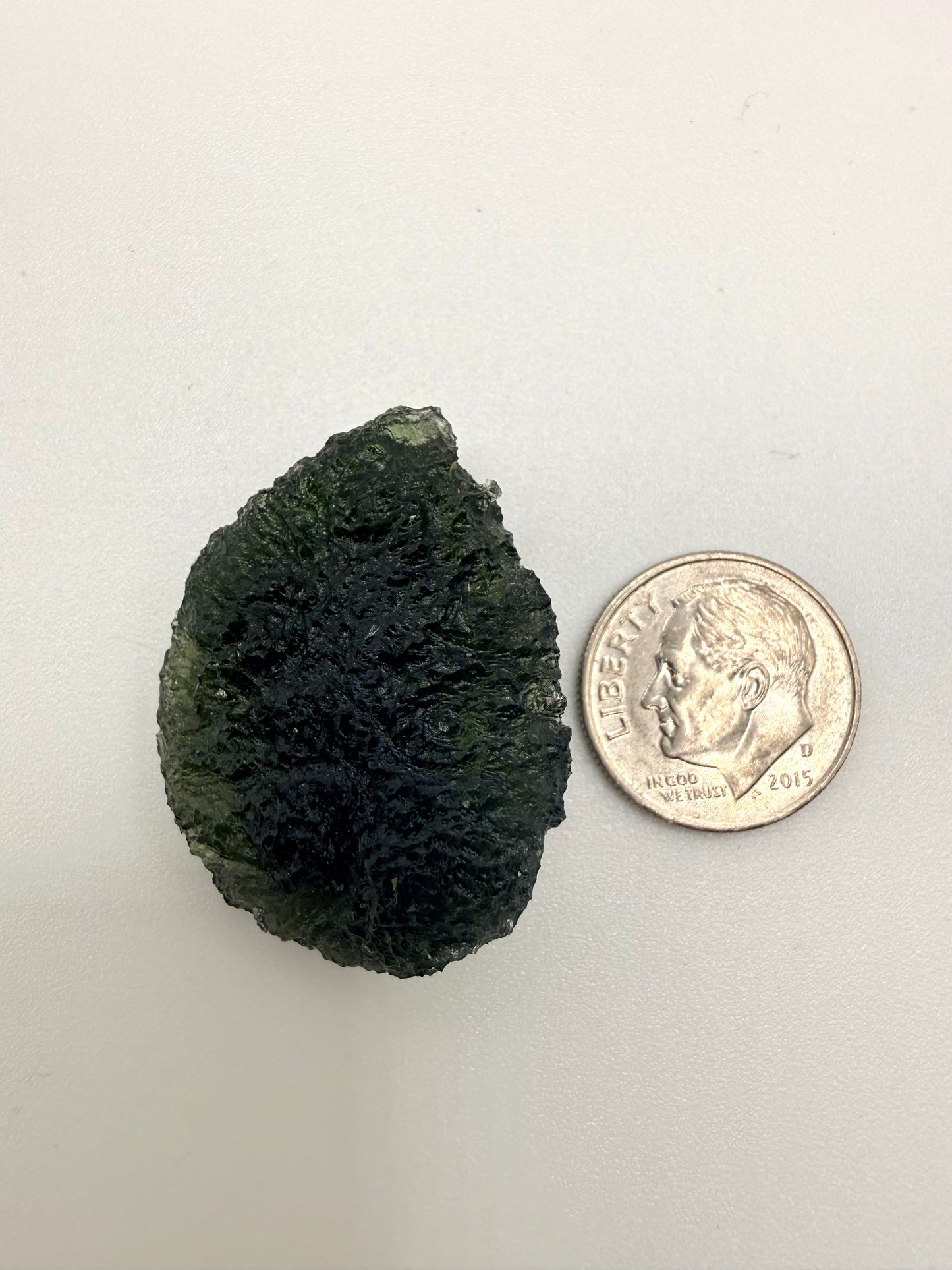 Raw Moldavite Loose Stone – Authentic Czech Moldavite Tektite, High Vibration Crystal, Collector Specimen, Spiritual Healing Stone