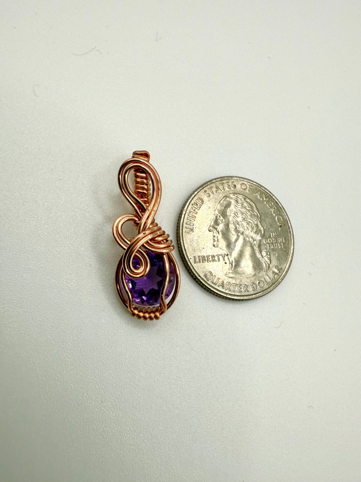 A1.) Christmas Special Amethyst In Copper