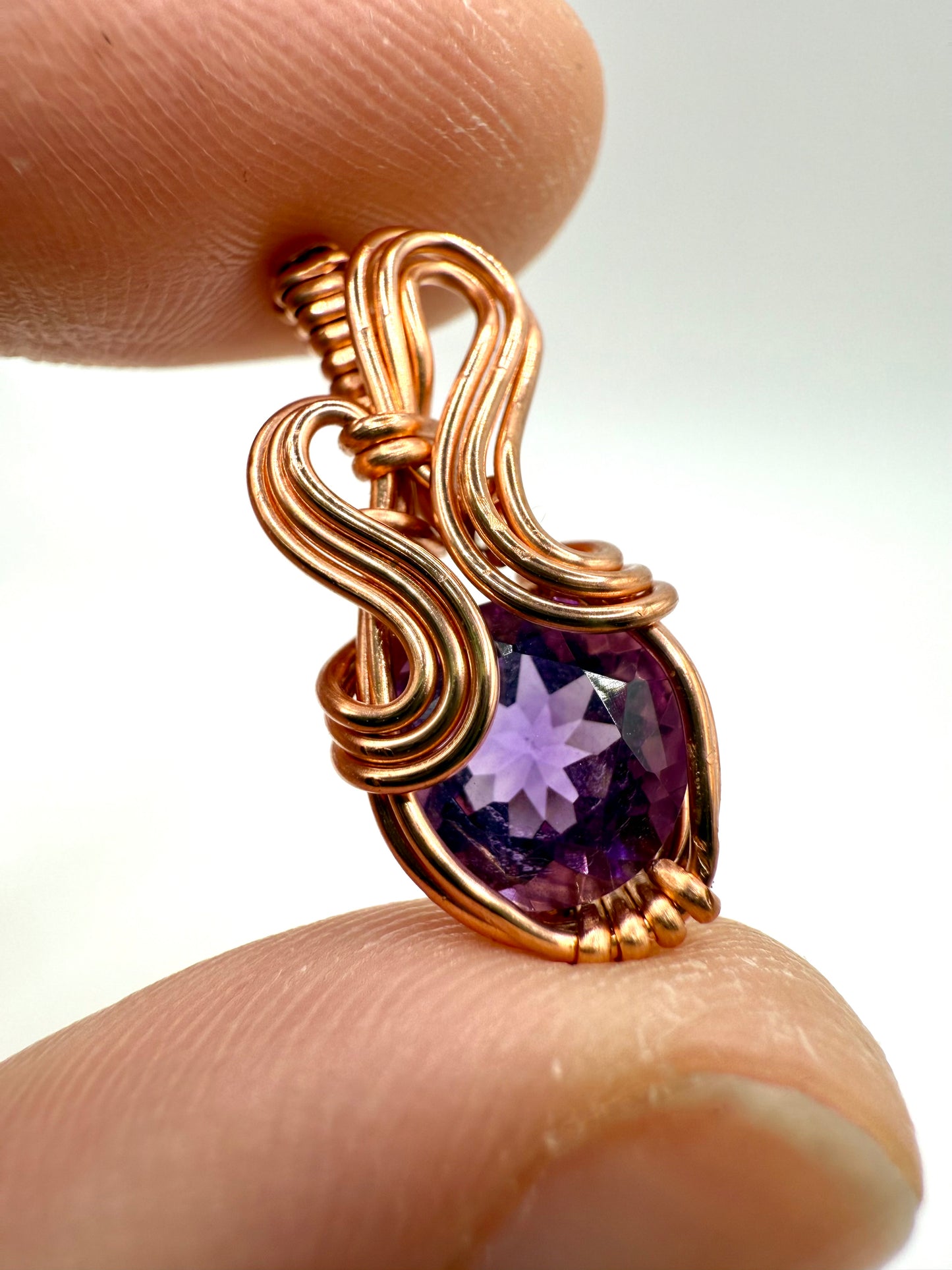 A1.) Christmas Special Amethyst In Copper