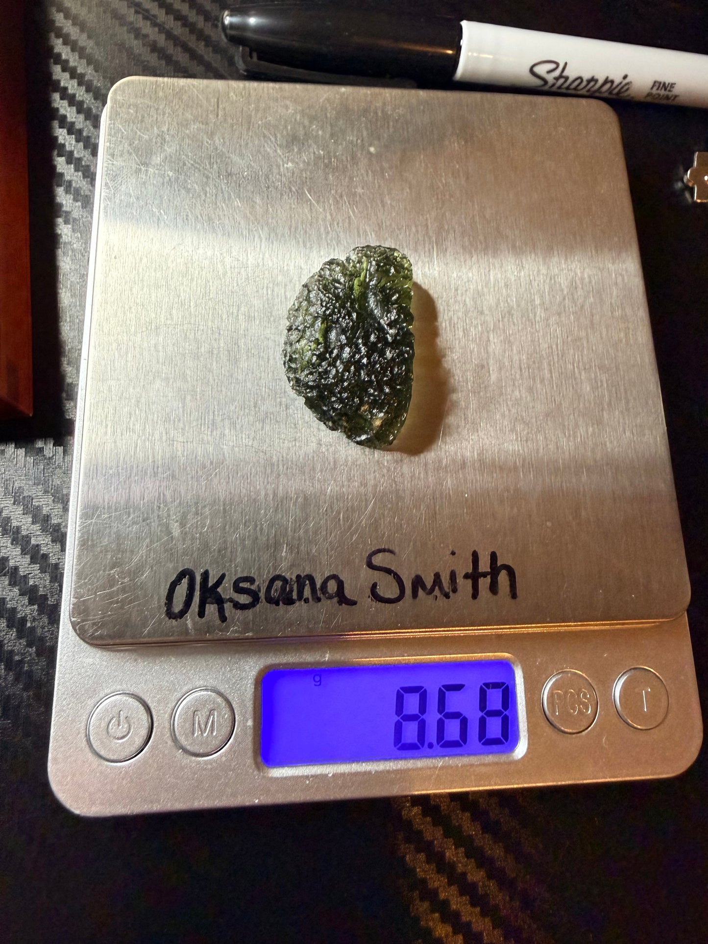 Moldavite 8.68 Gram