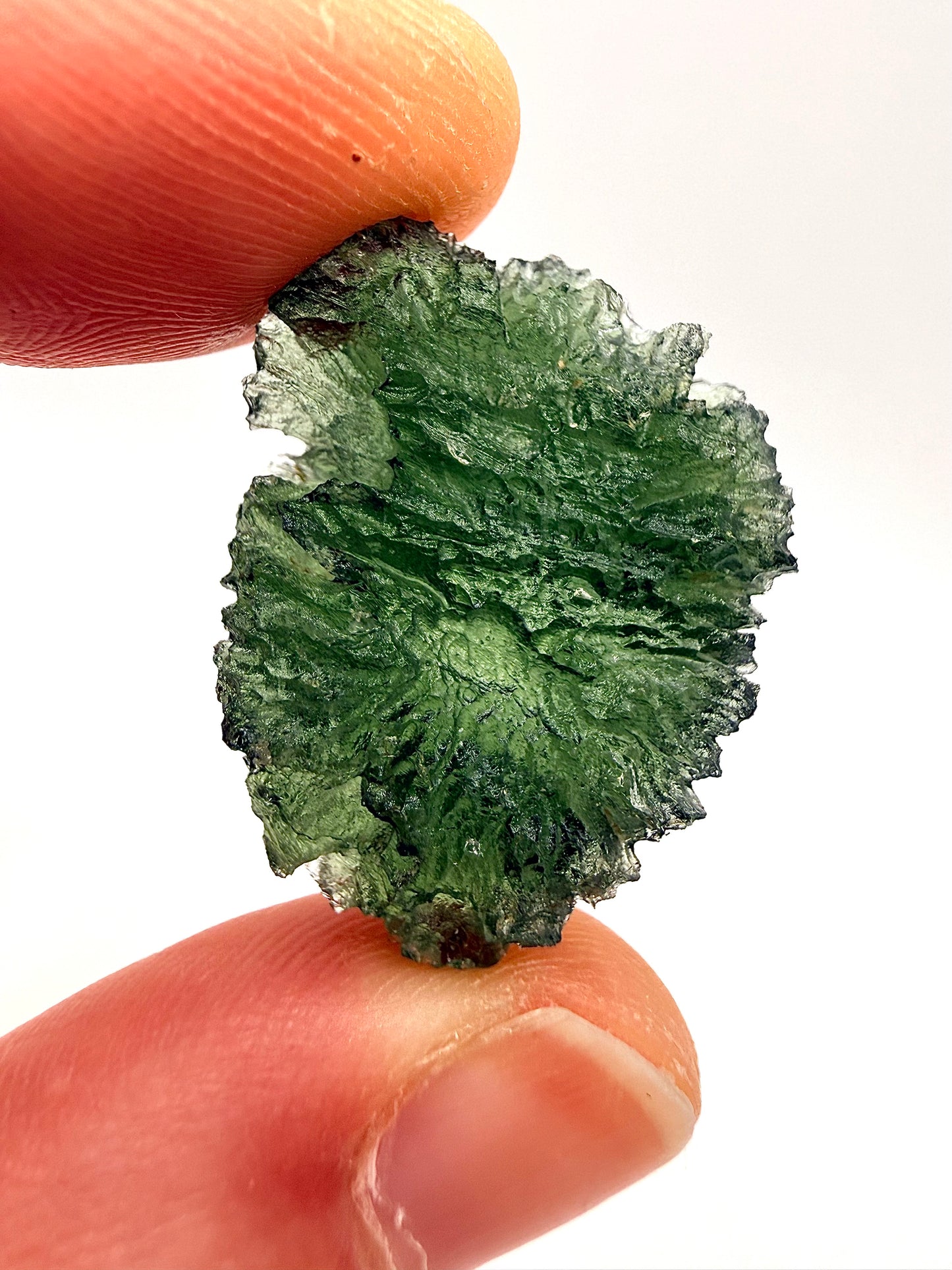 Raw Moldavite Loose Stone – Authentic Czech Moldavite Tektite, High Vibration Crystal, Collector Specimen, Spiritual Healing Stone