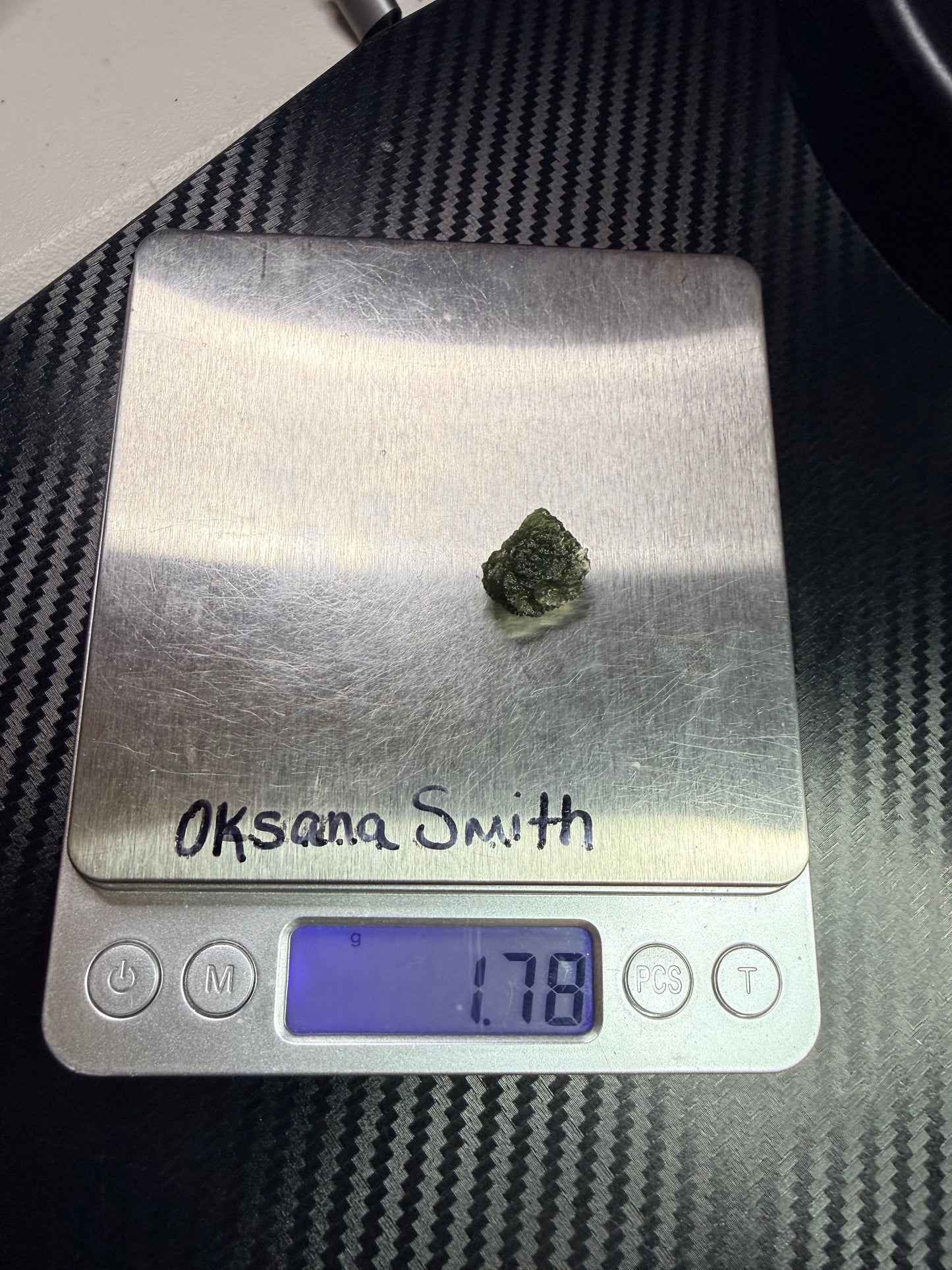 Moldavite 1.78 gram From Chlum (014)