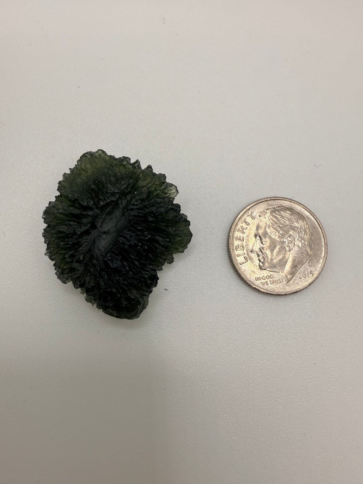 Raw Moldavite Loose Stone – Authentic Czech Moldavite Tektite, High Vibration Crystal, Collector Specimen, Spiritual Healing Stone