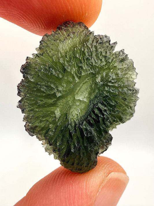 Raw Moldavite Loose Stone – Authentic Czech Moldavite Tektite, High Vibration Crystal, Collector Specimen, Spiritual Healing Stone