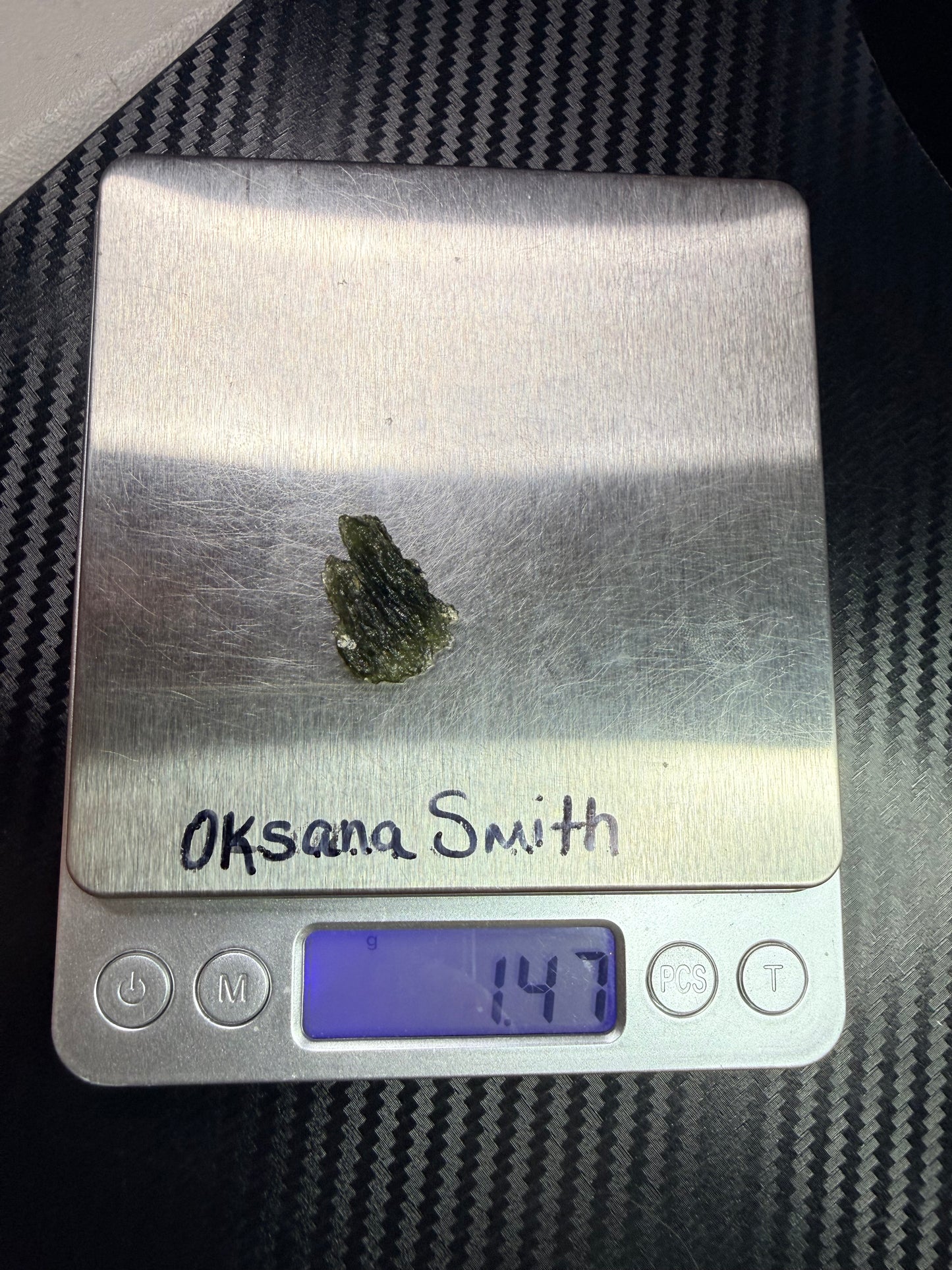 Moldavite 1.47 gram From Chlum (010)