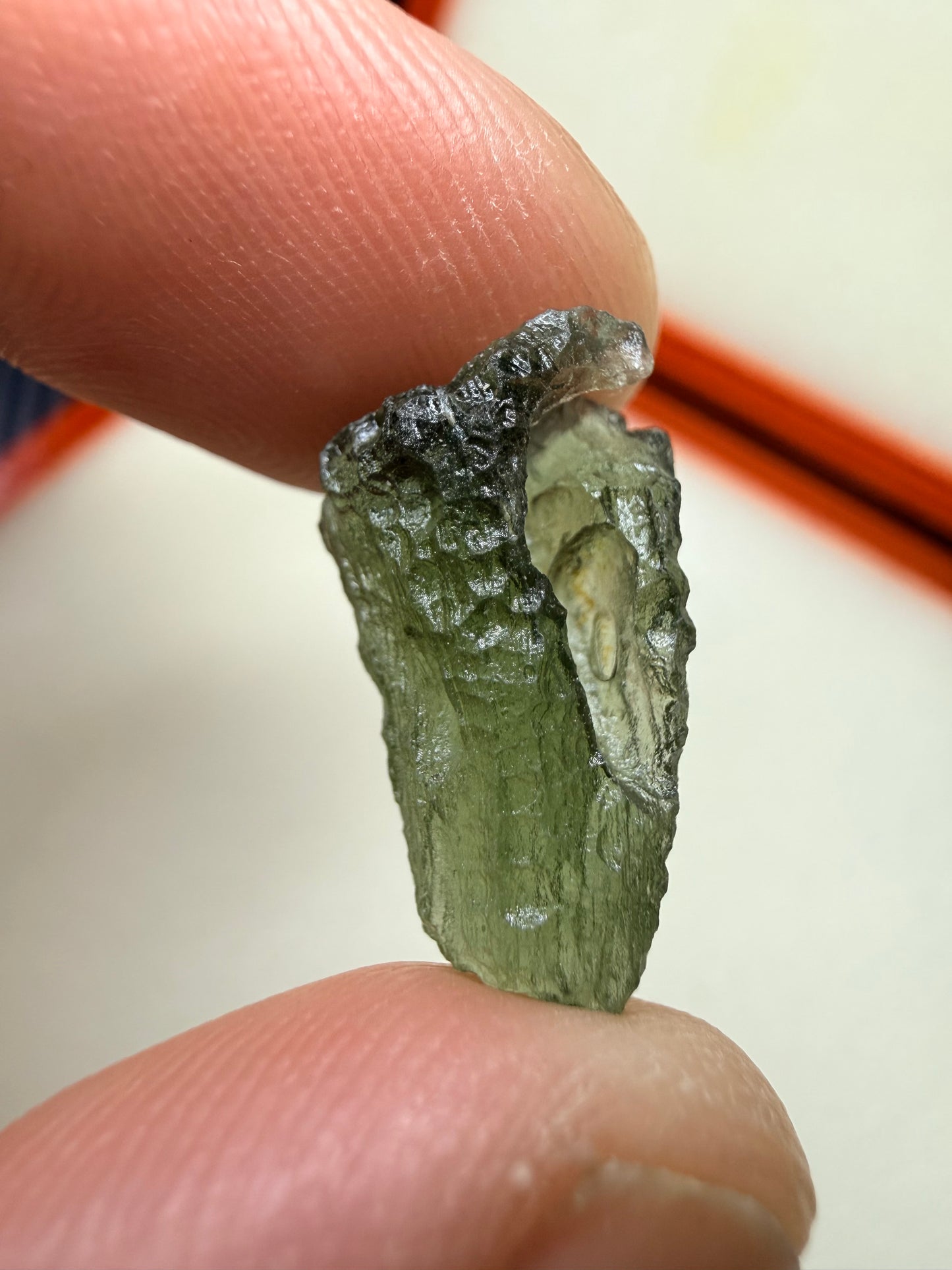 Moldavite 1.70 gram From Chlum (006)
