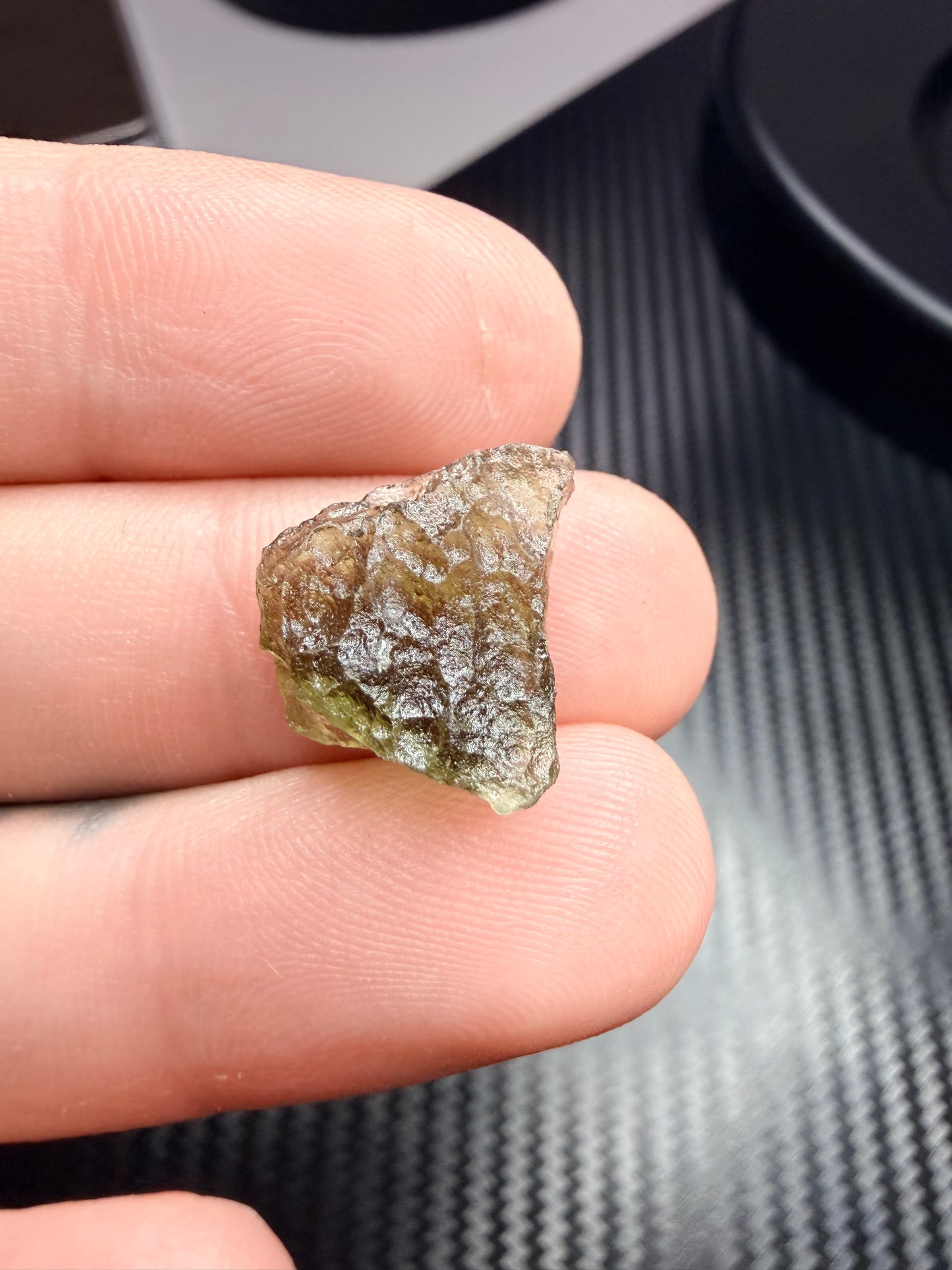Moldavite 1.37 gram From Chlum (038)