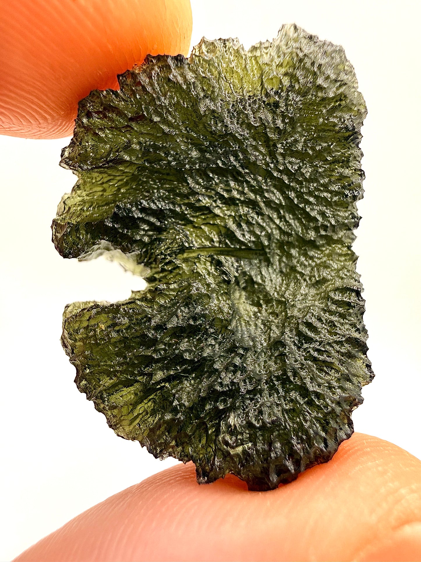 Raw Moldavite Loose Stone – Authentic Czech Moldavite Tektite, High Vibration Crystal, Collector Specimen, Spiritual Healing Stone
