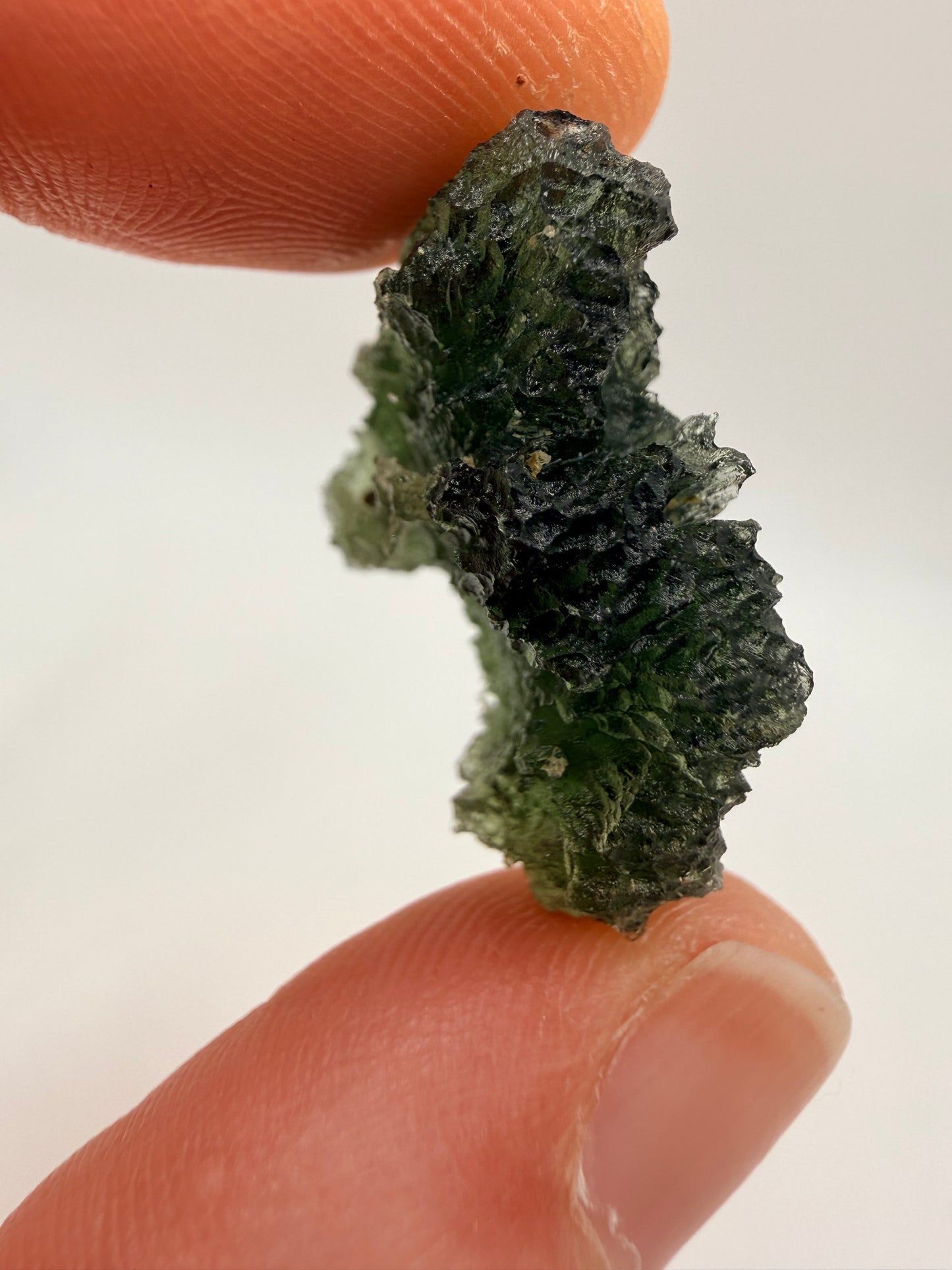 Raw Moldavite Loose Stone – Authentic Czech Moldavite Tektite, High Vibration Crystal, Collector Specimen, Spiritual Healing Stone
