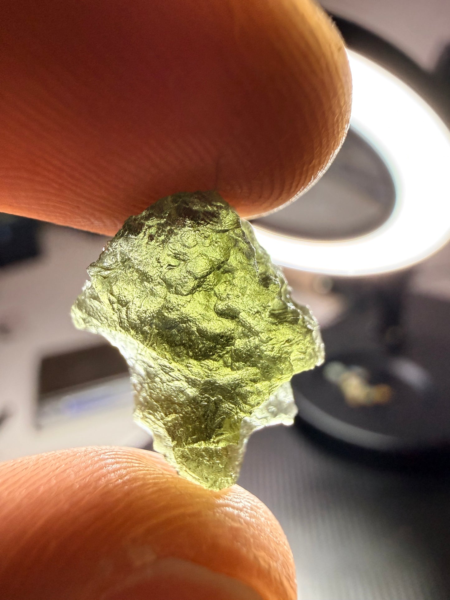 Moldavite 1.24 gram From Chlum (037)