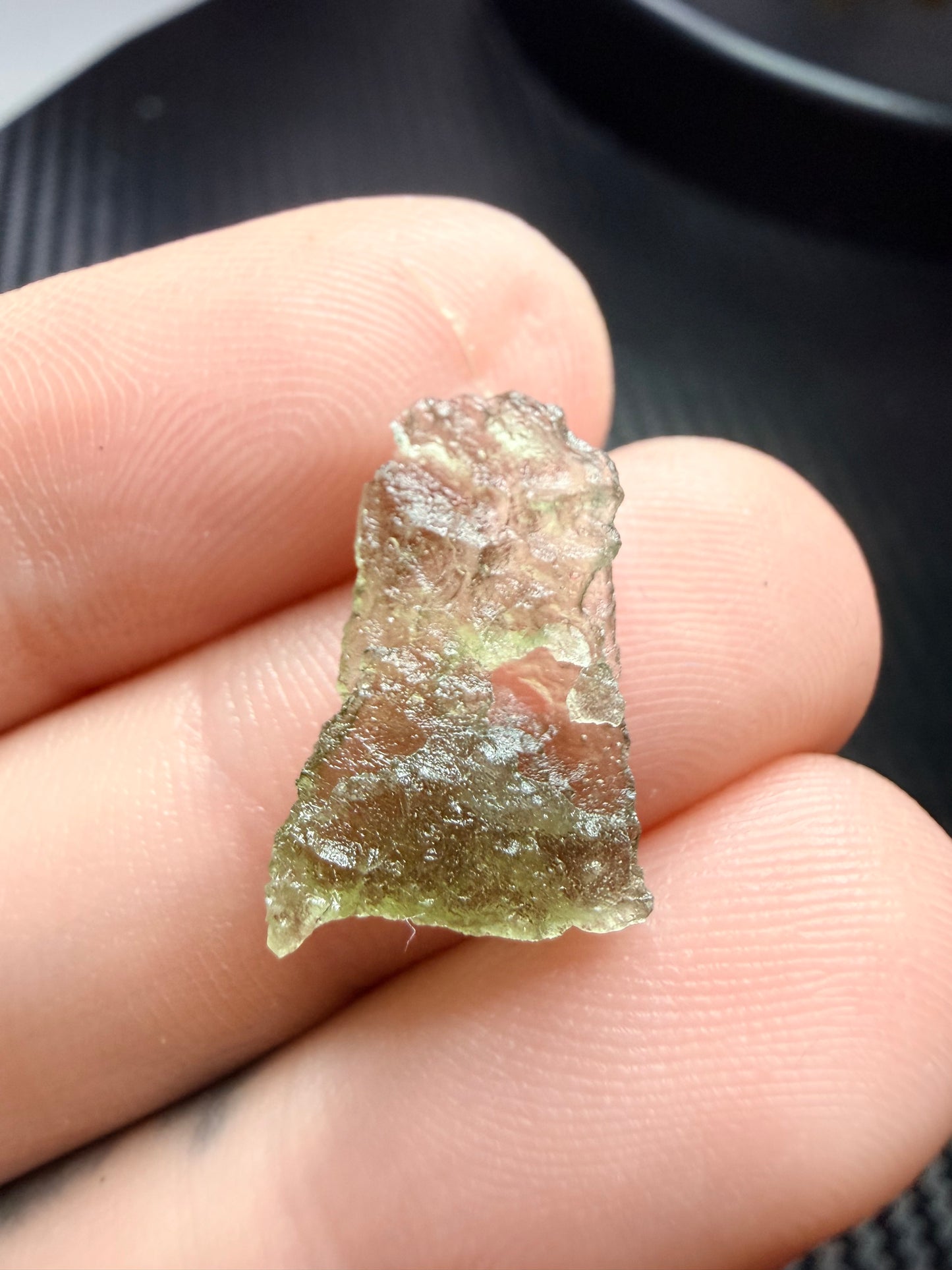 Moldavite 0.65 gram From Chlum (027)