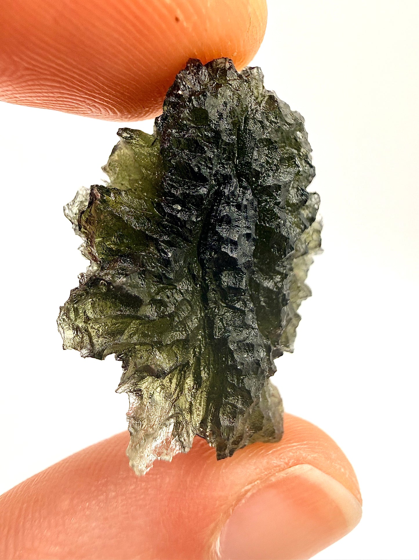 Raw Moldavite Loose Stone – Authentic Czech Moldavite Tektite, High Vibration Crystal, Collector Specimen, Spiritual Healing Stone