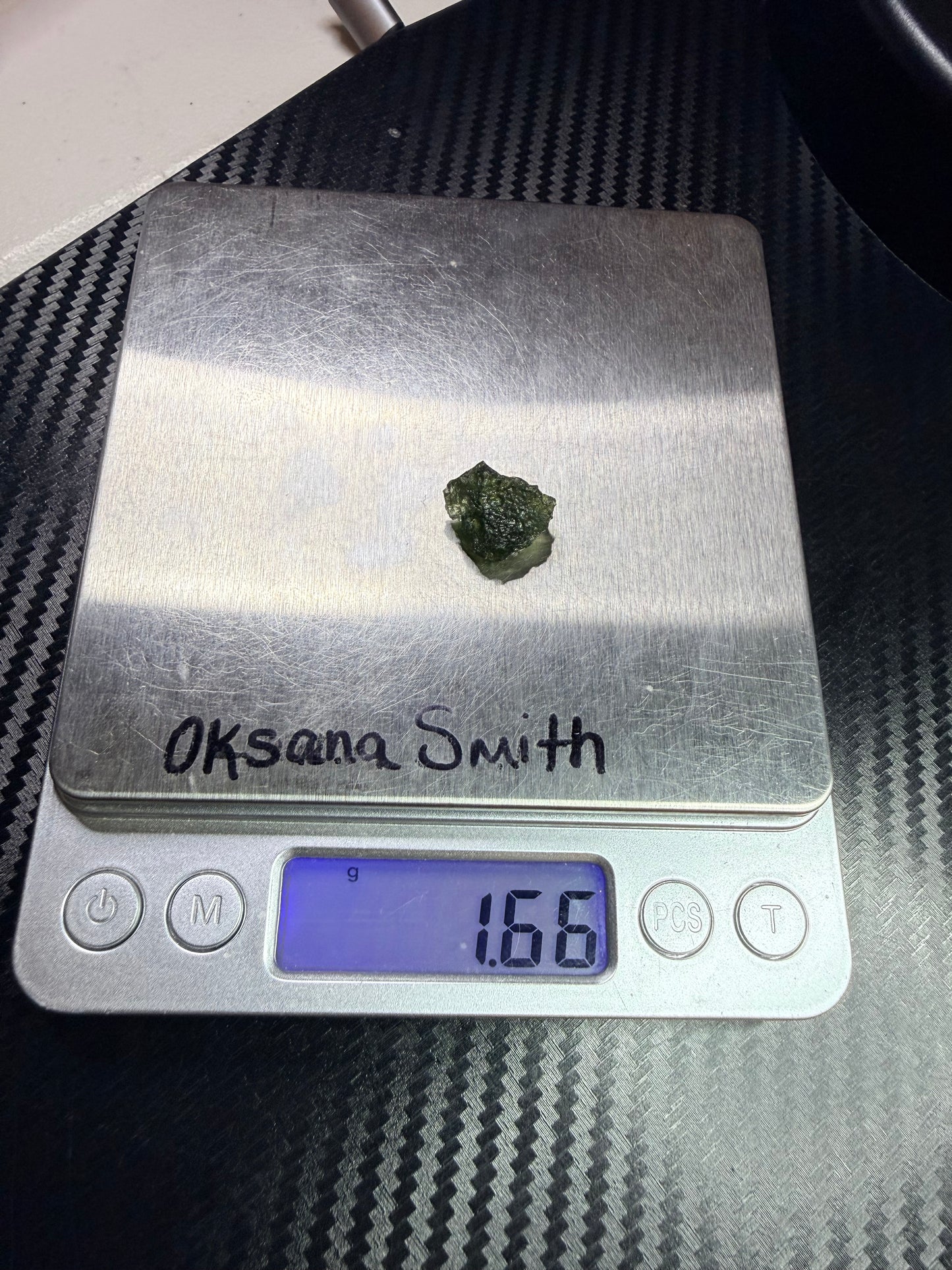 Moldavite 1.66 gram From Chlum (015)