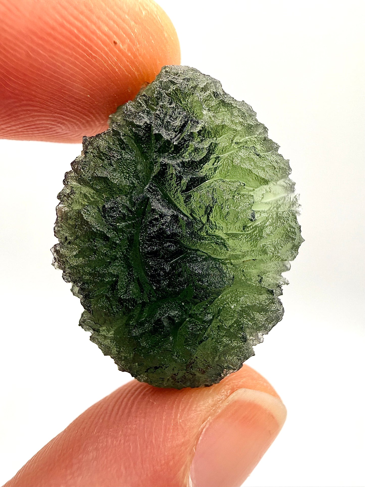 Raw Moldavite Loose Stone – Authentic Czech Moldavite Tektite, High Vibration Crystal, Collector Specimen, Spiritual Healing Stone