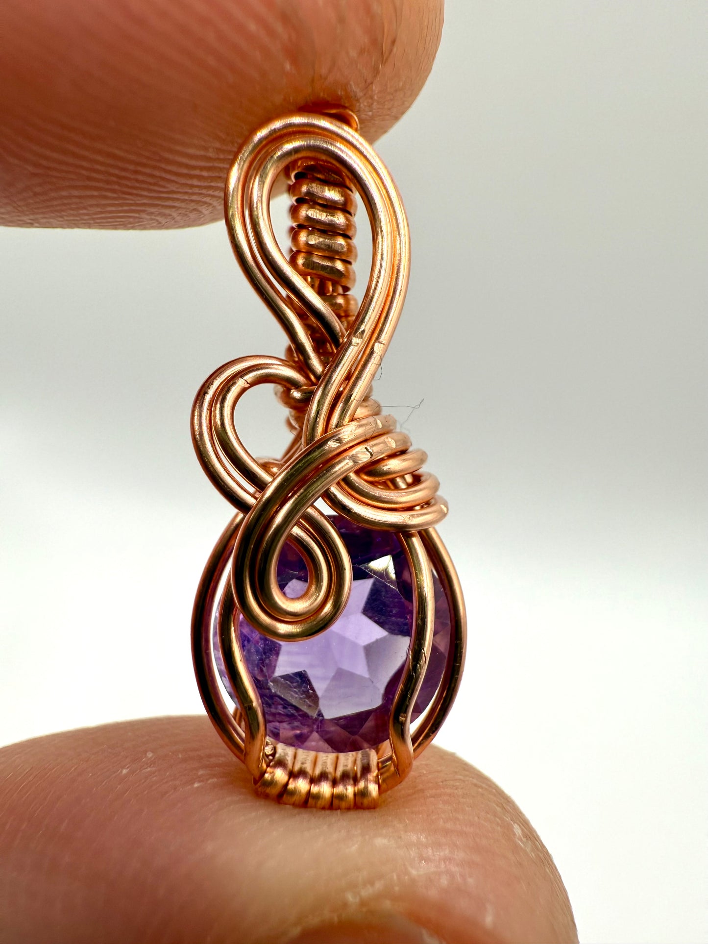 A1.) Christmas Special Amethyst In Copper