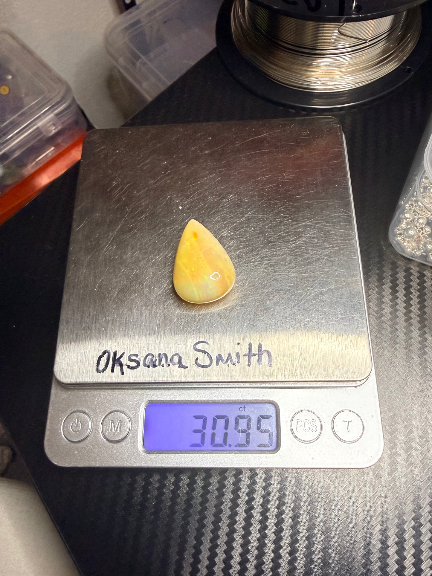 11VDS) Large Ethiopian Opal Pendant in Sterling Silver