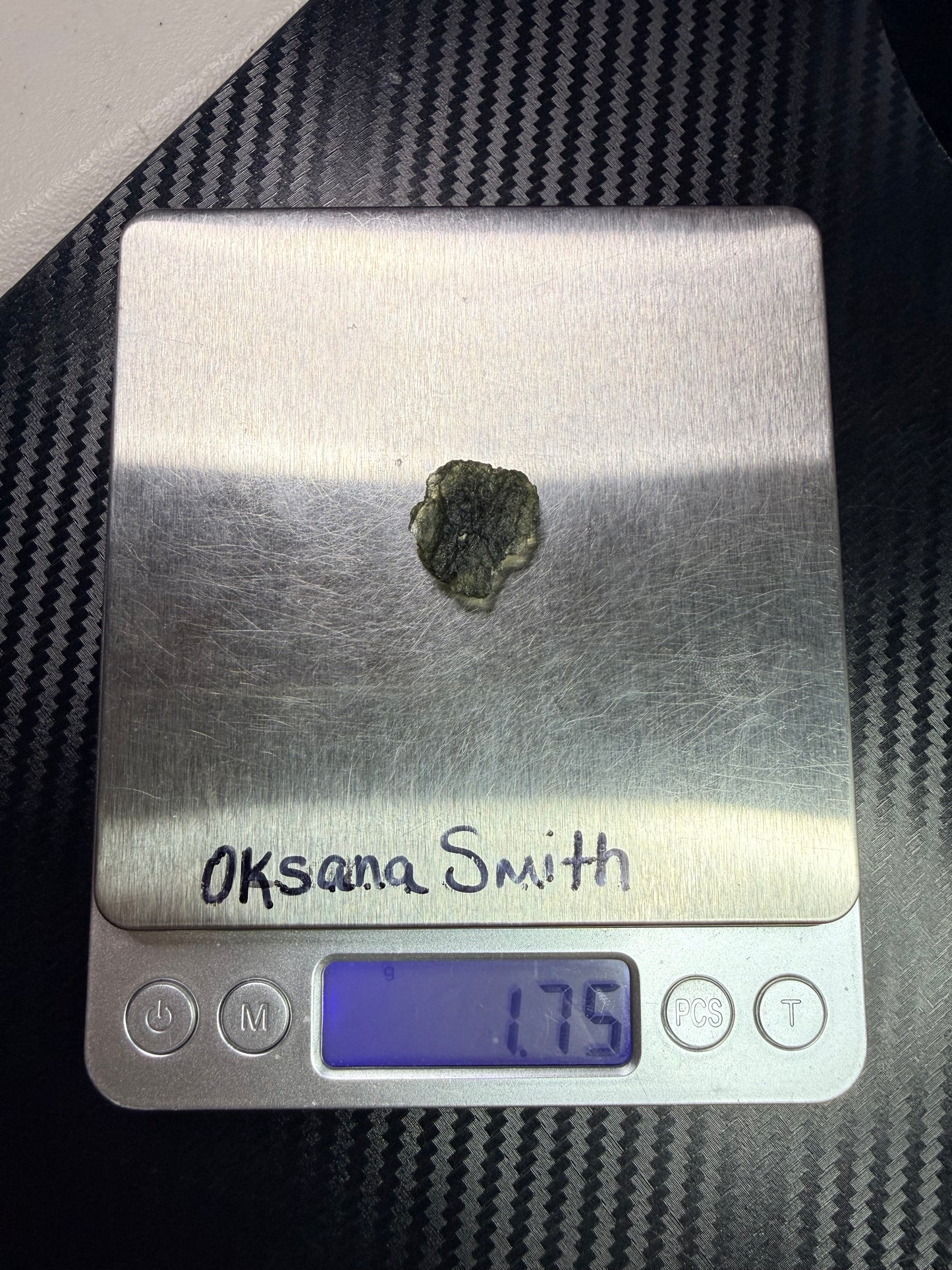 Moldavite 1.75 gram From Chlum (007)