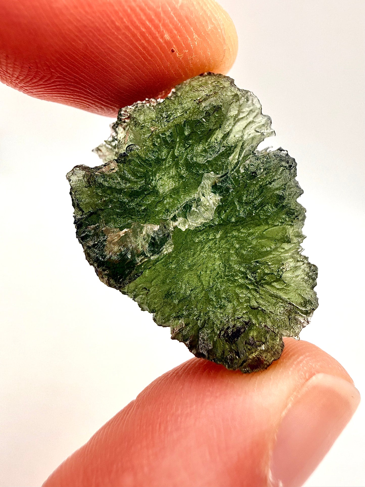 Raw Moldavite Loose Stone – Authentic Czech Moldavite Tektite, High Vibration Crystal, Collector Specimen, Spiritual Healing Stone