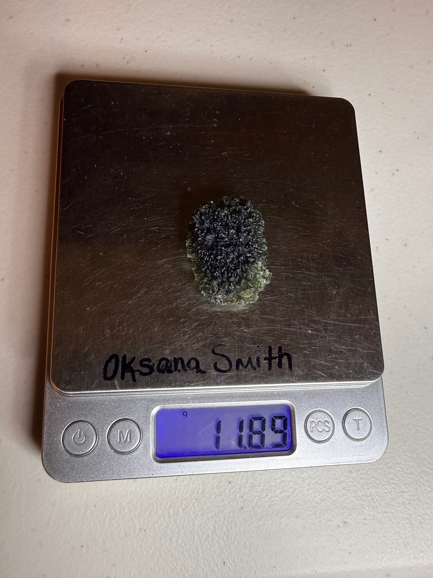 Moldavite 11.89 Gram Nesmen Forest