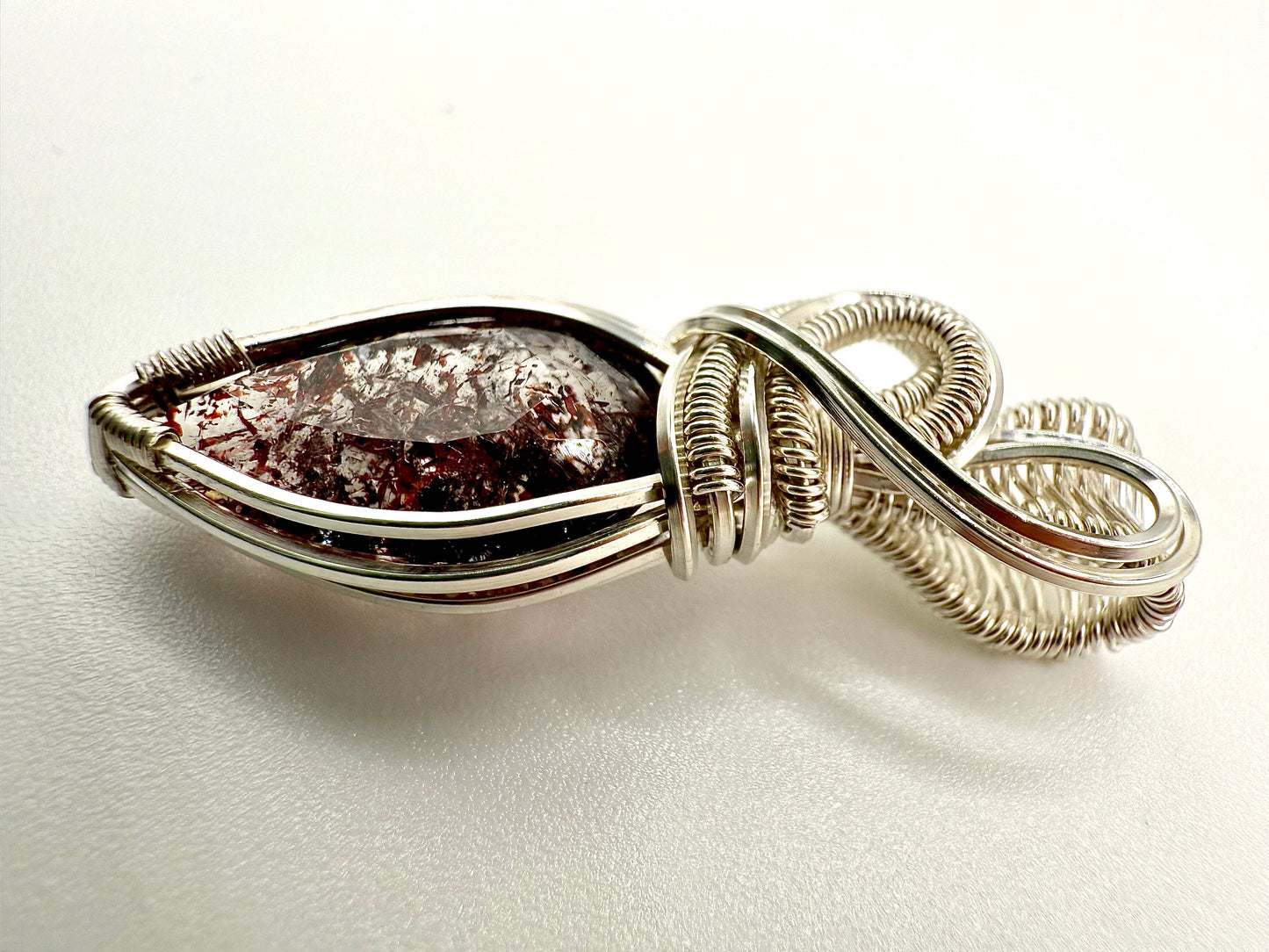 Super 7 In Sterling Silver Pendant Necklace