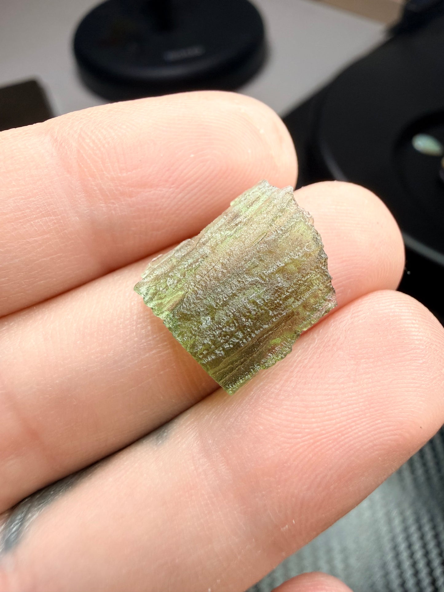 Moldavite 1.25 gram From Chlum (047)