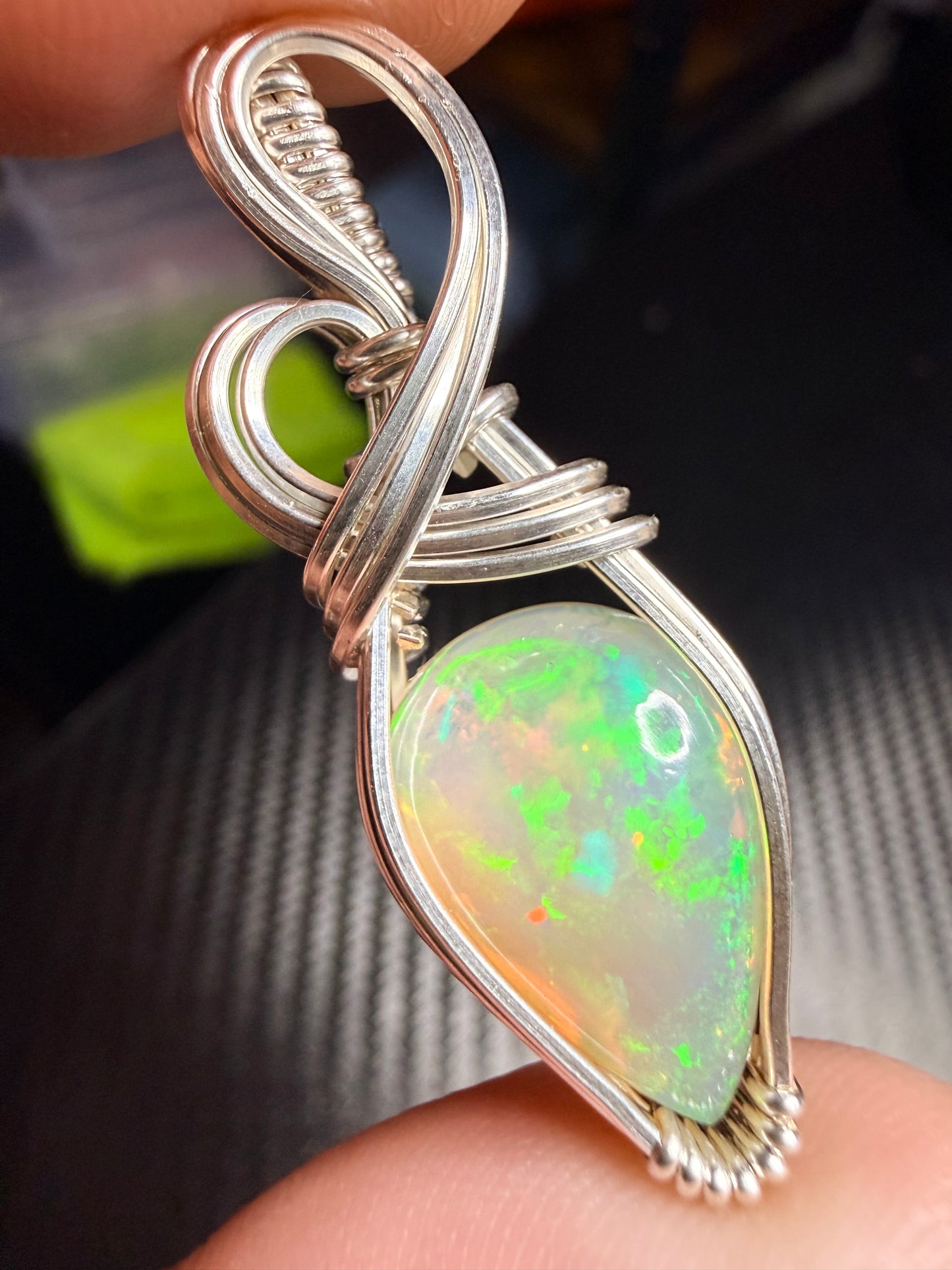 Ethiopian Welo Opal, Pendant In Sterling Silver