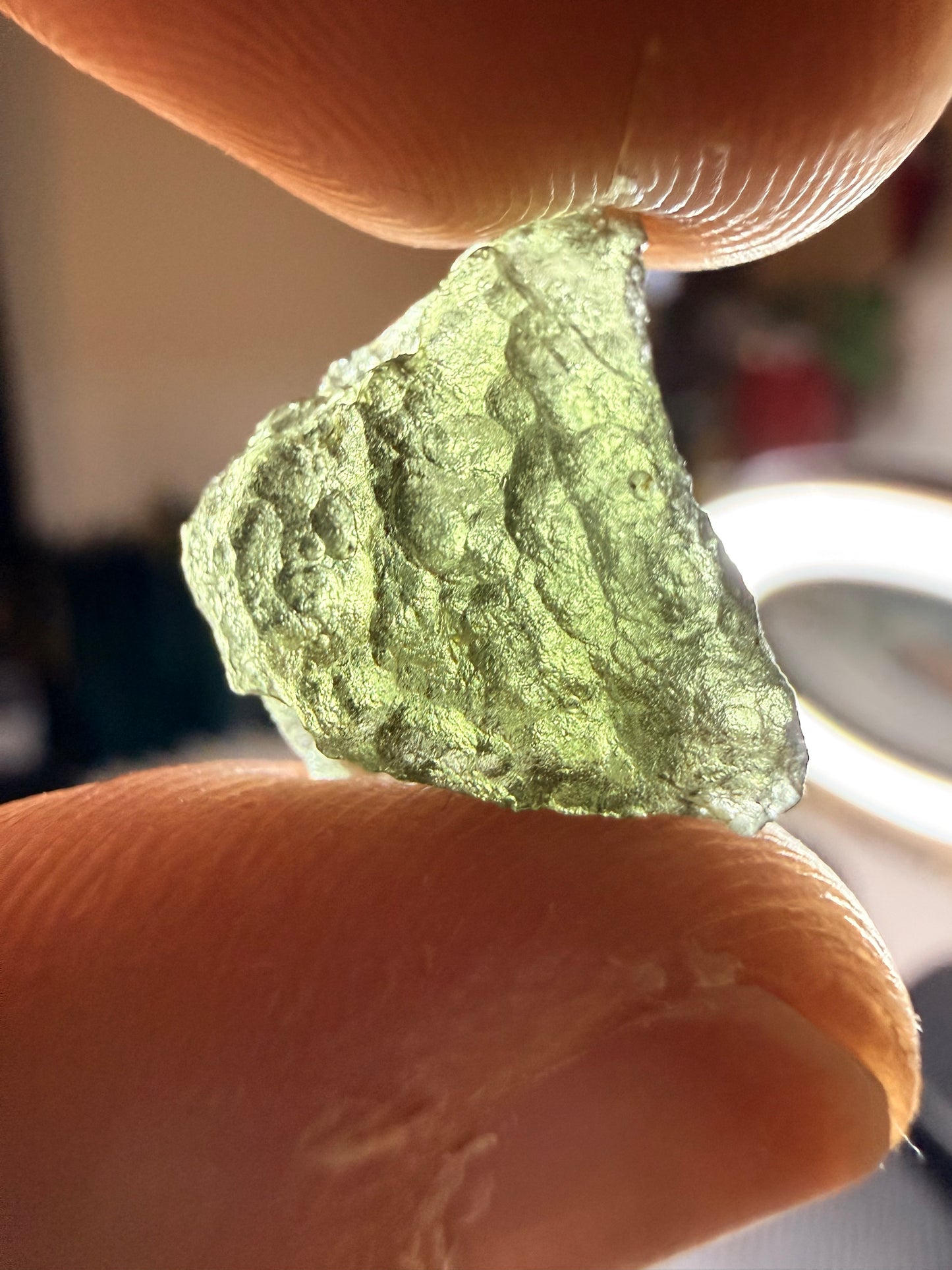 Moldavite 1.37 gram From Chlum (038)