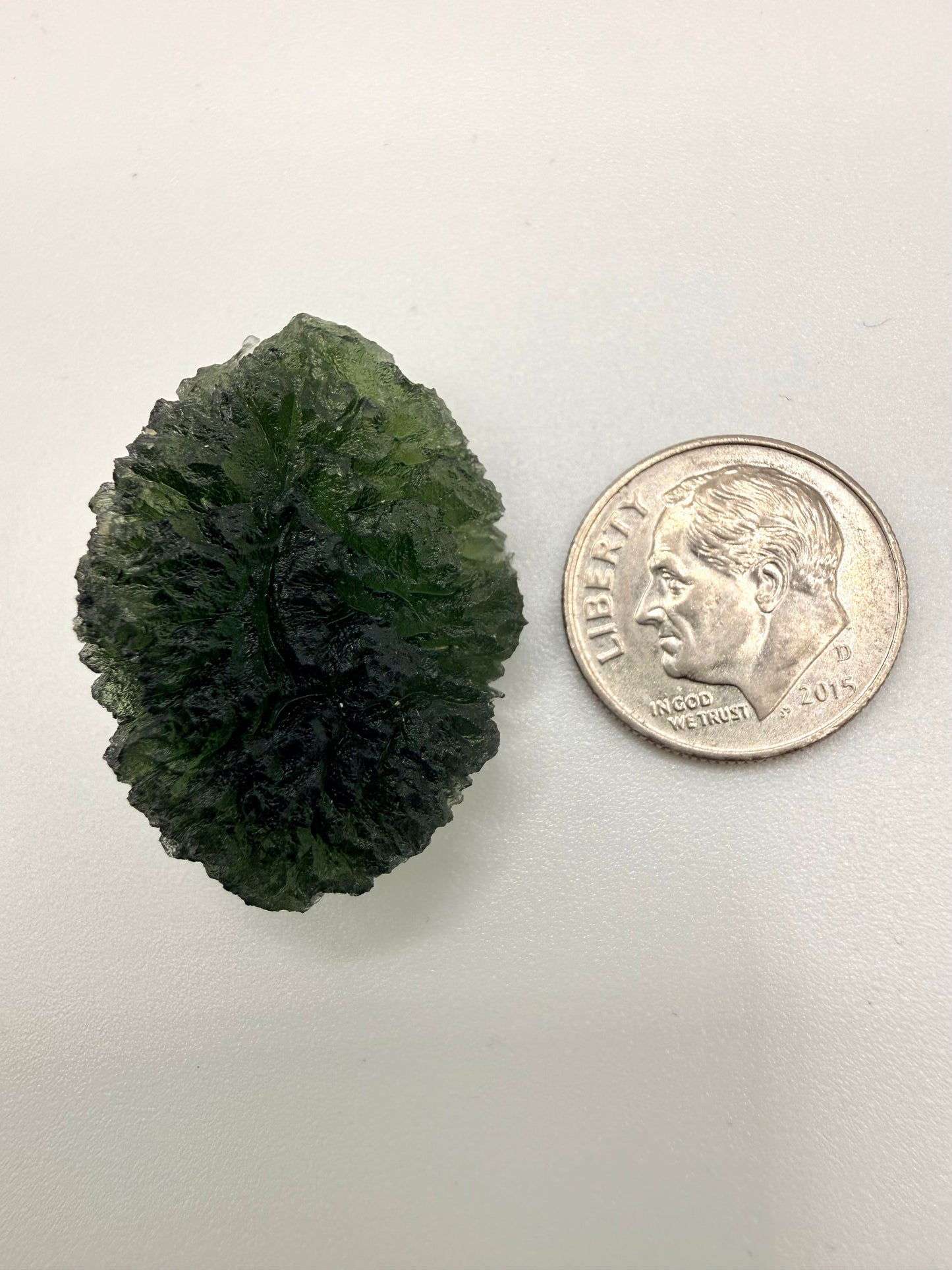 Raw Moldavite Loose Stone – Authentic Czech Moldavite Tektite, High Vibration Crystal, Collector Specimen, Spiritual Healing Stone