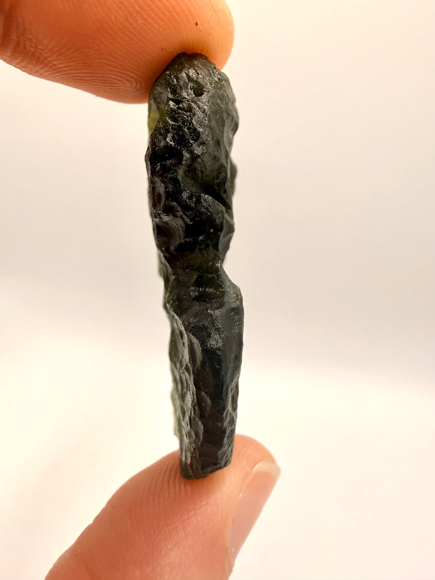 Raw Moldavite Loose Stone – Authentic Czech Moldavite Tektite, High Vibration Crystal, Collector Specimen, Spiritual Healing Stone