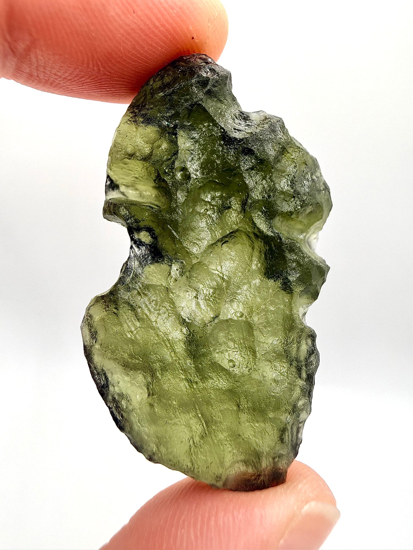 Raw Moldavite Loose Stone – Authentic Czech Moldavite Tektite, High Vibration Crystal, Collector Specimen, Spiritual Healing Stone