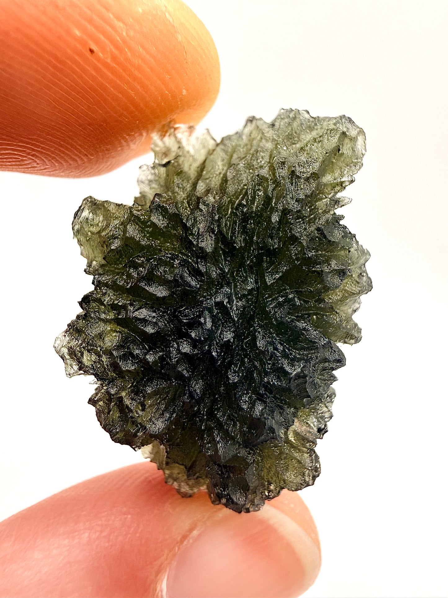 Raw Moldavite Loose Stone – Authentic Czech Moldavite Tektite, High Vibration Crystal, Collector Specimen, Spiritual Healing Stone