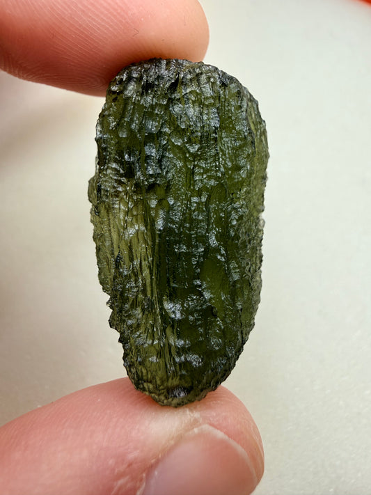 Moldavite 10.41 Gram With A Open Bubble Cavity