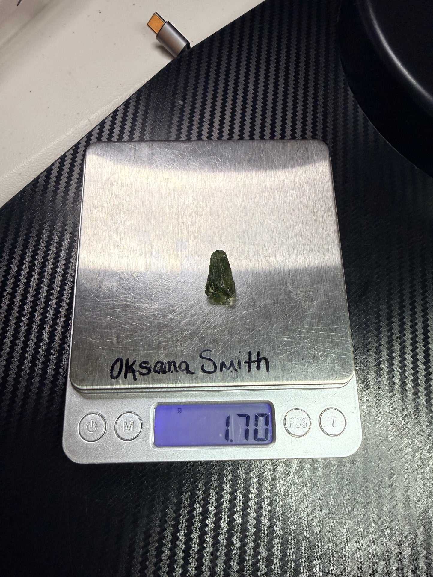 Moldavite 1.70 gram From Chlum (006)