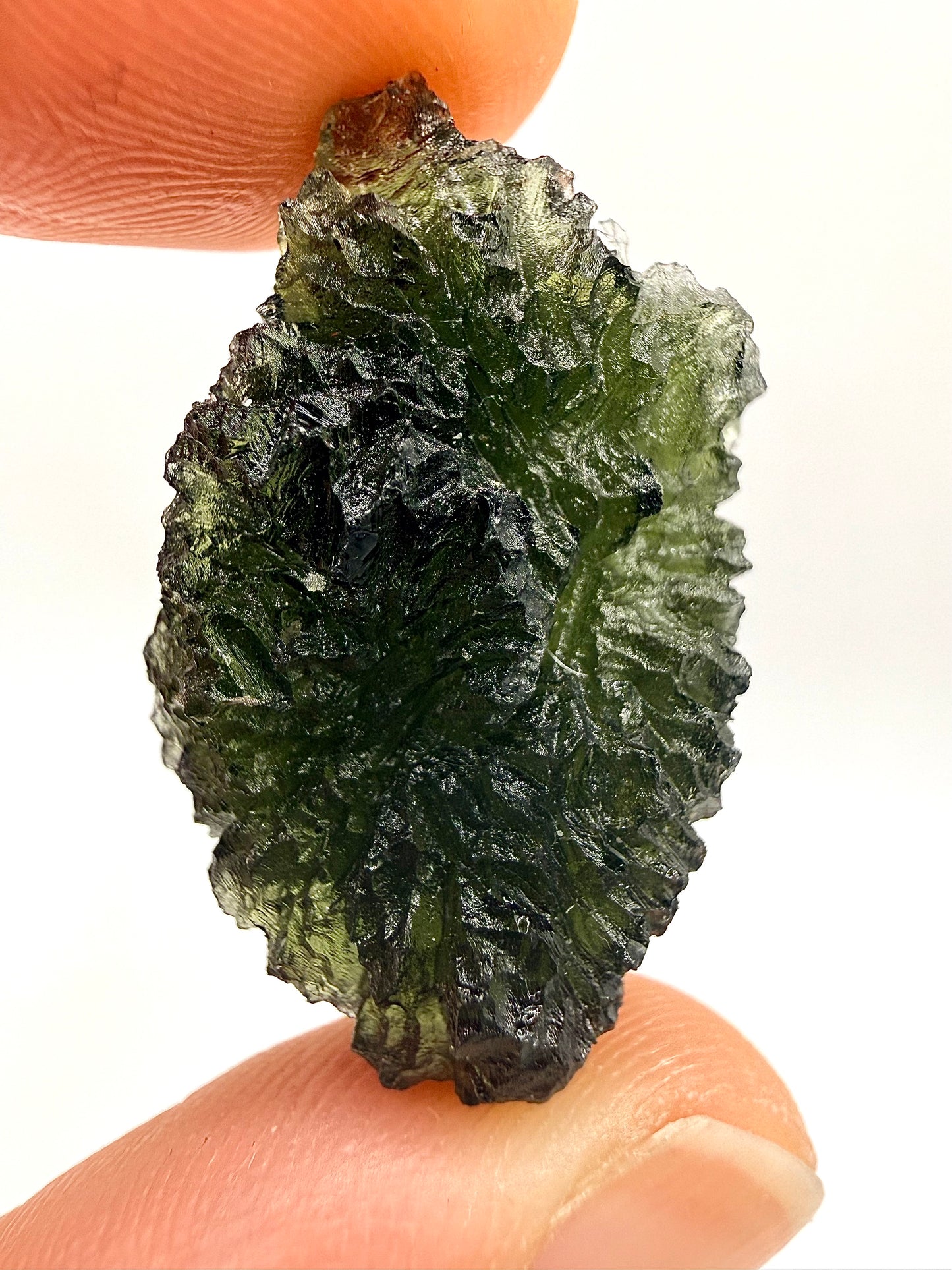 Raw Moldavite Loose Stone – Authentic Czech Moldavite Tektite, High Vibration Crystal, Collector Specimen, Spiritual Healing Stone