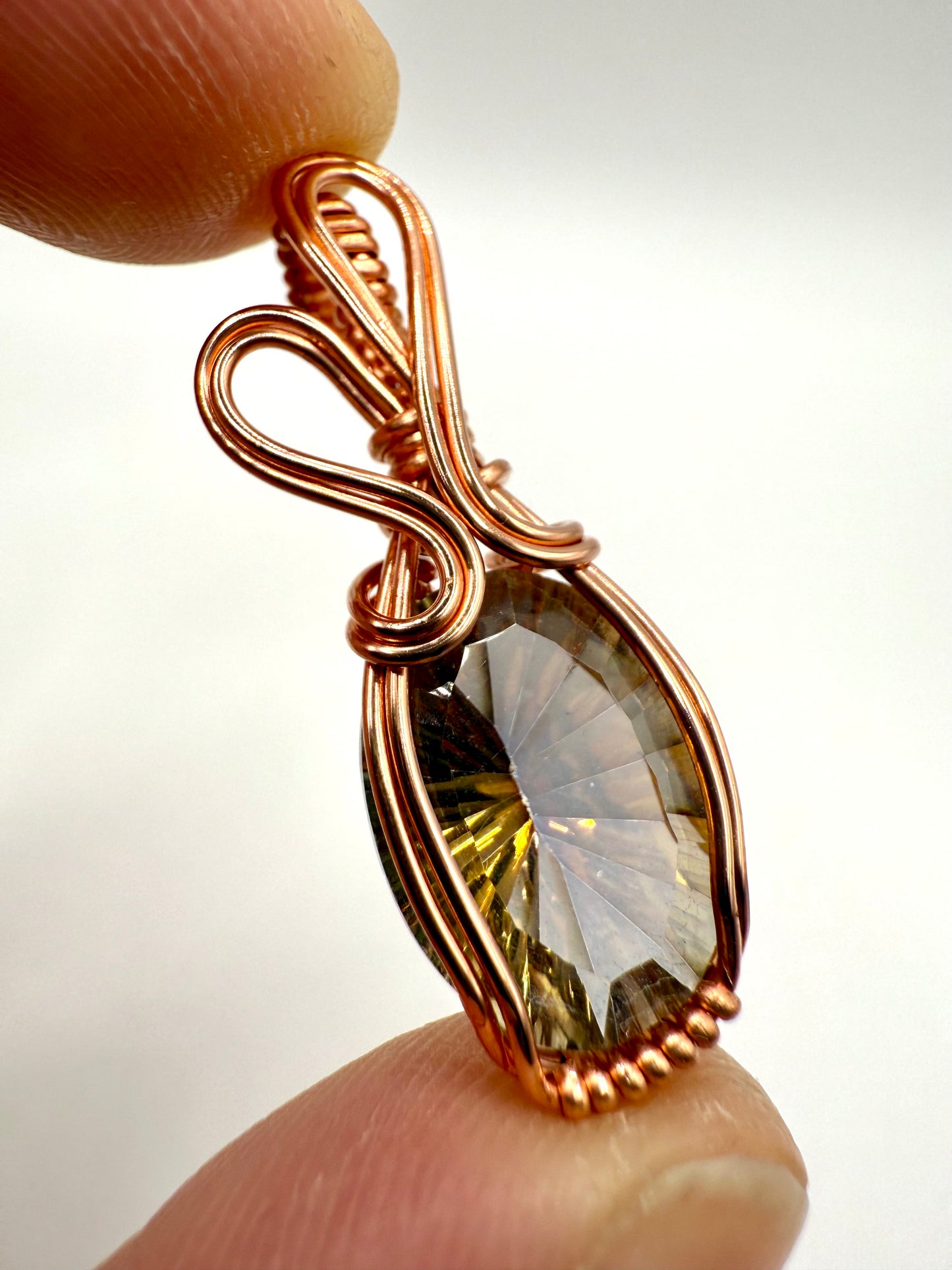 A1.) Christmas Special Gold Mystic Topaz In Copper