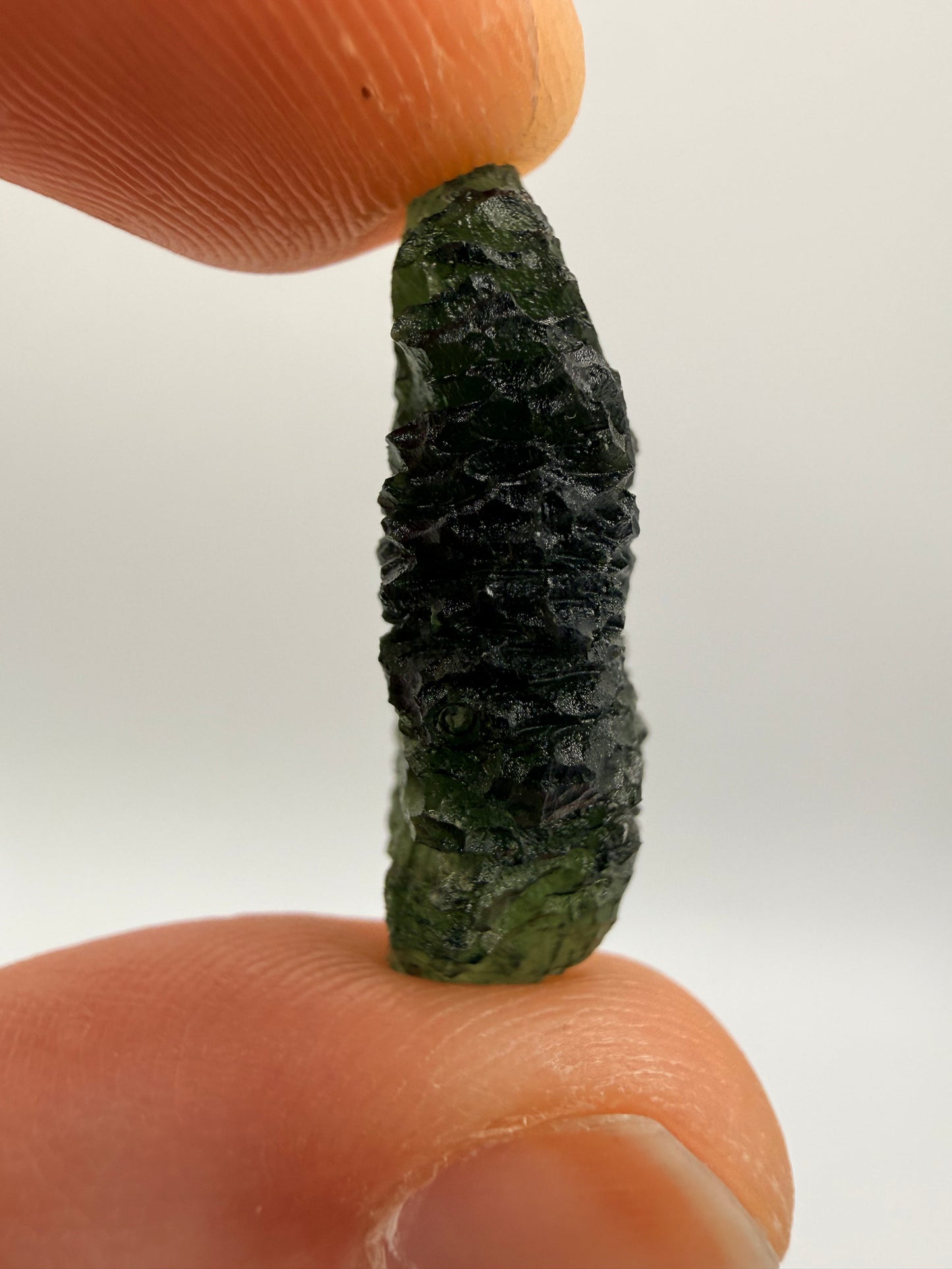 Raw Moldavite Loose Stone – Authentic Czech Moldavite Tektite, High Vibration Crystal, Collector Specimen, Spiritual Healing Stone