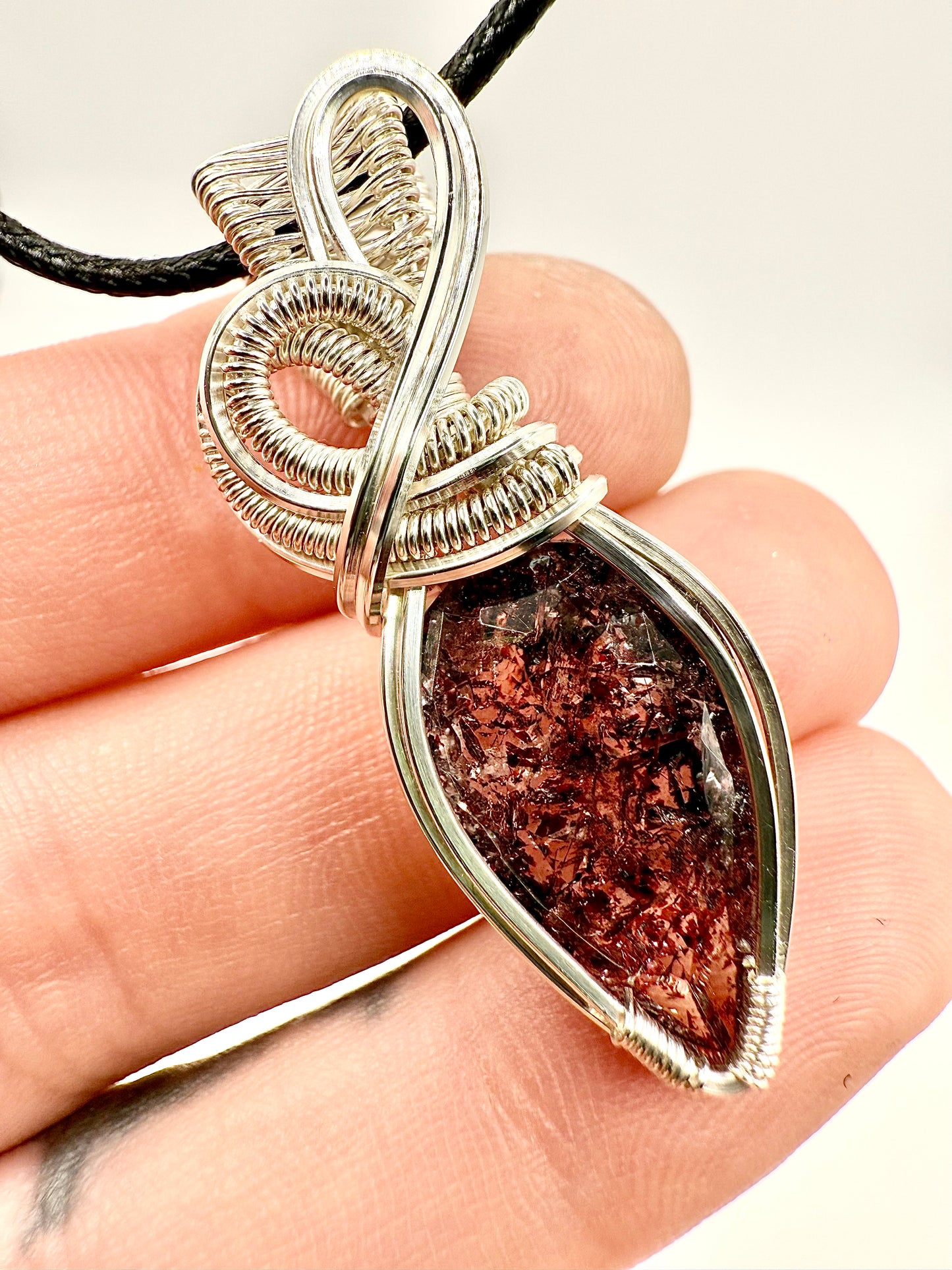 Super 7 In Sterling Silver Pendant Necklace