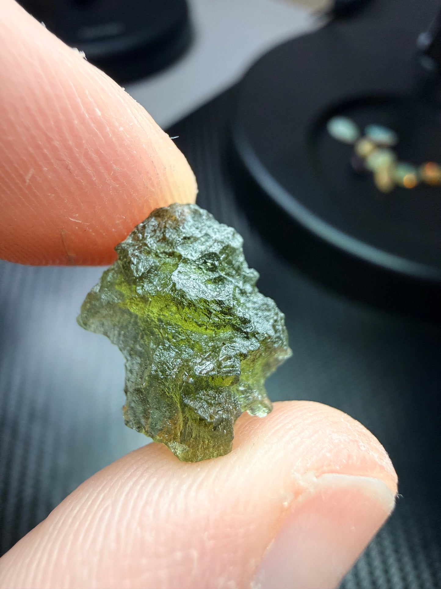 Moldavite 1.24 gram From Chlum (037)