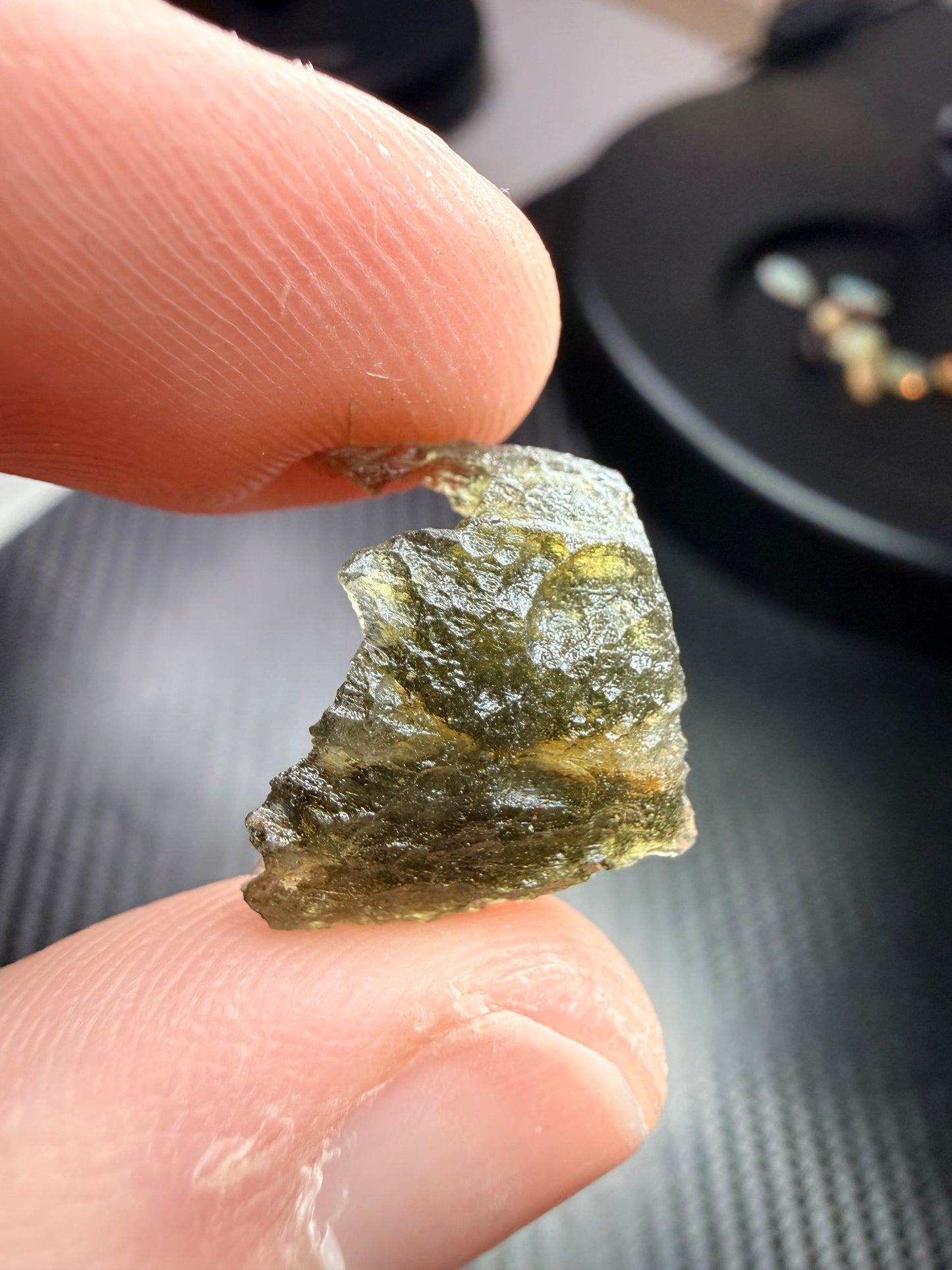 Moldavite 1.21 gram From Chlum (036)
