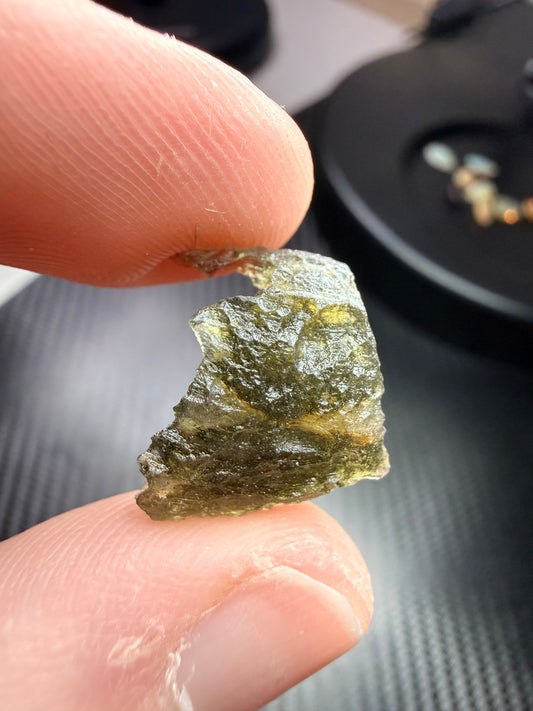 Moldavite 1.21 gram From Chlum (036)