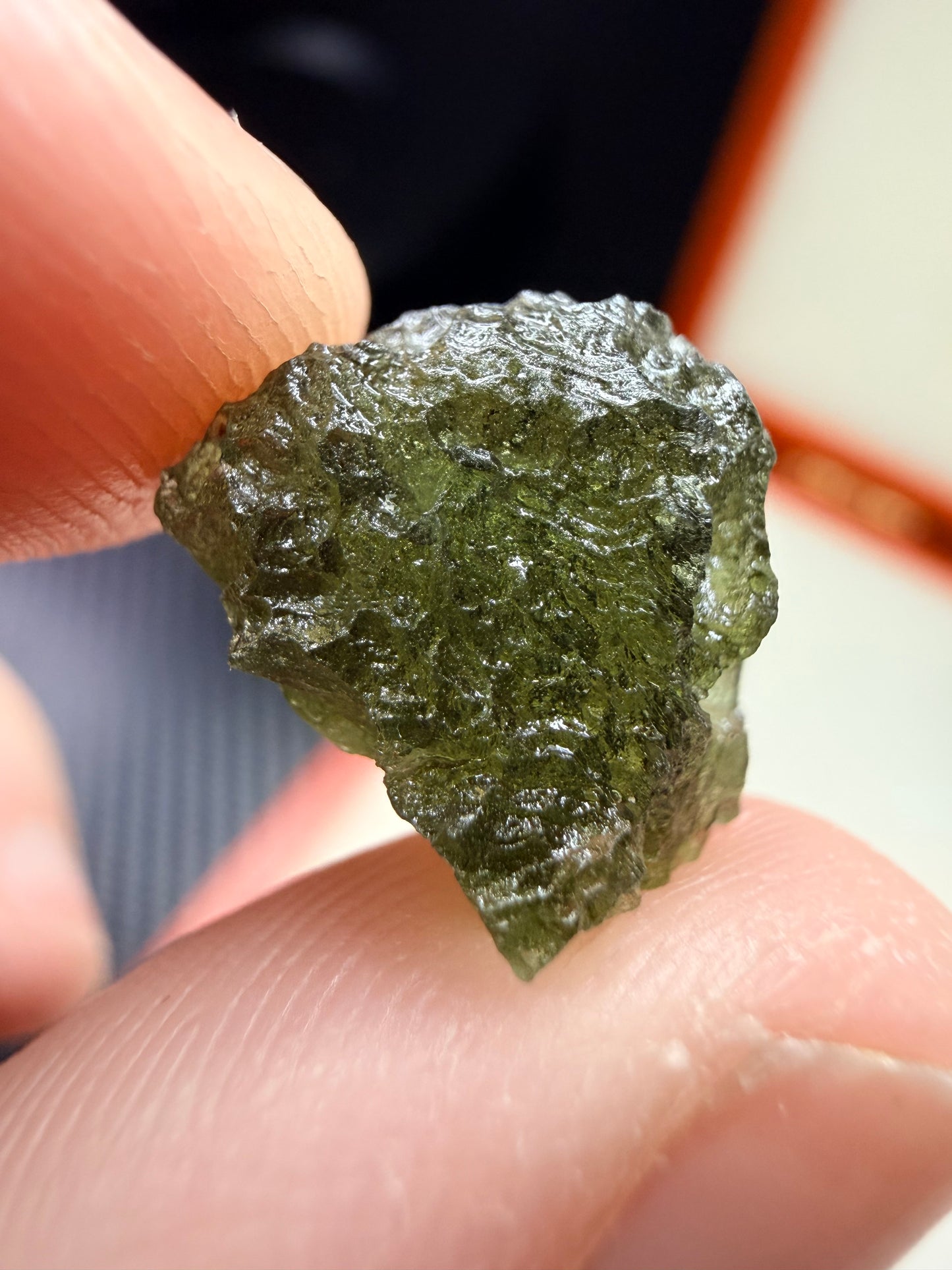 Moldavite 1.66 gram From Chlum (015)