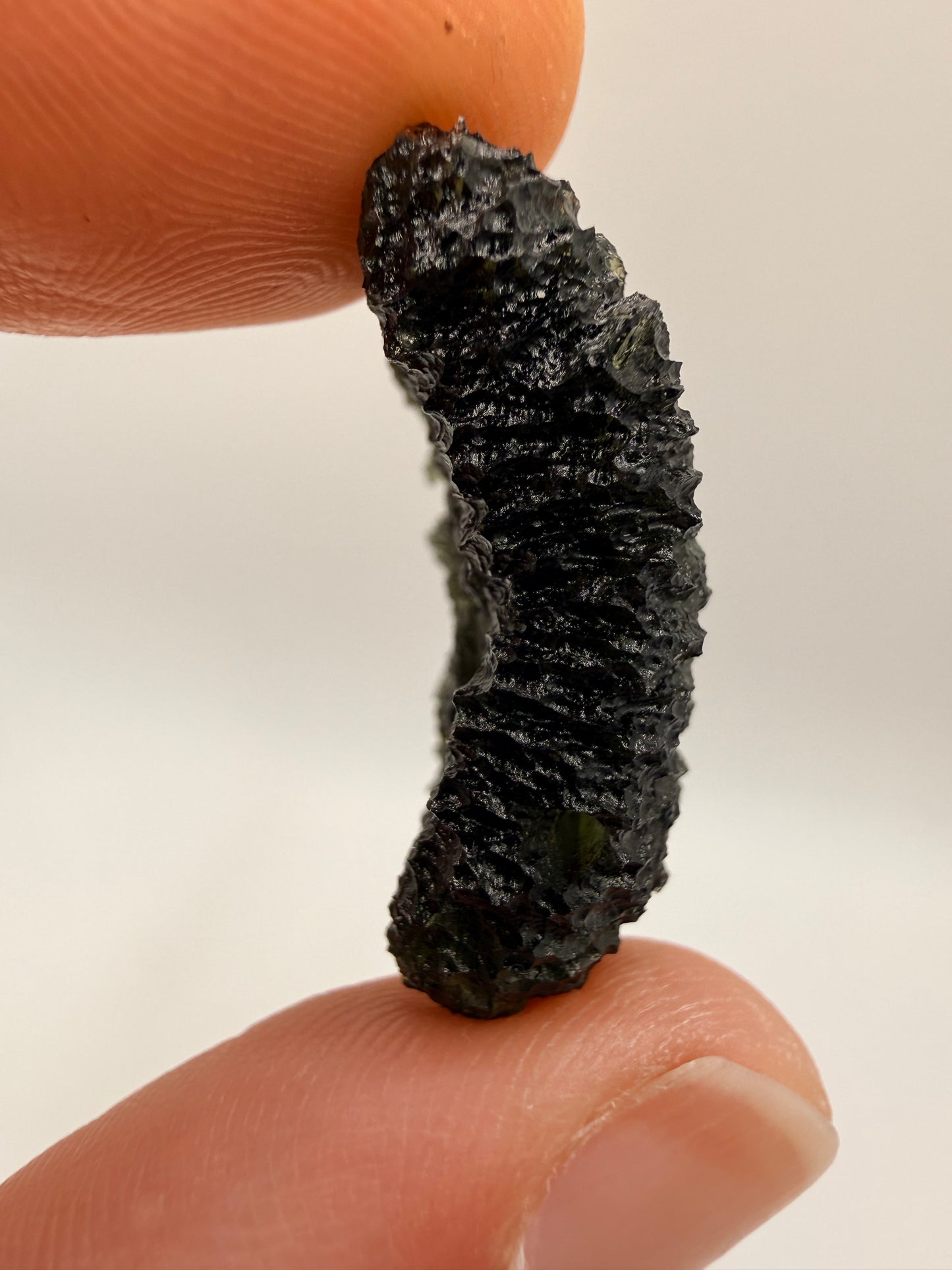 Raw Moldavite Loose Stone – Authentic Czech Moldavite Tektite, High Vibration Crystal, Collector Specimen, Spiritual Healing Stone