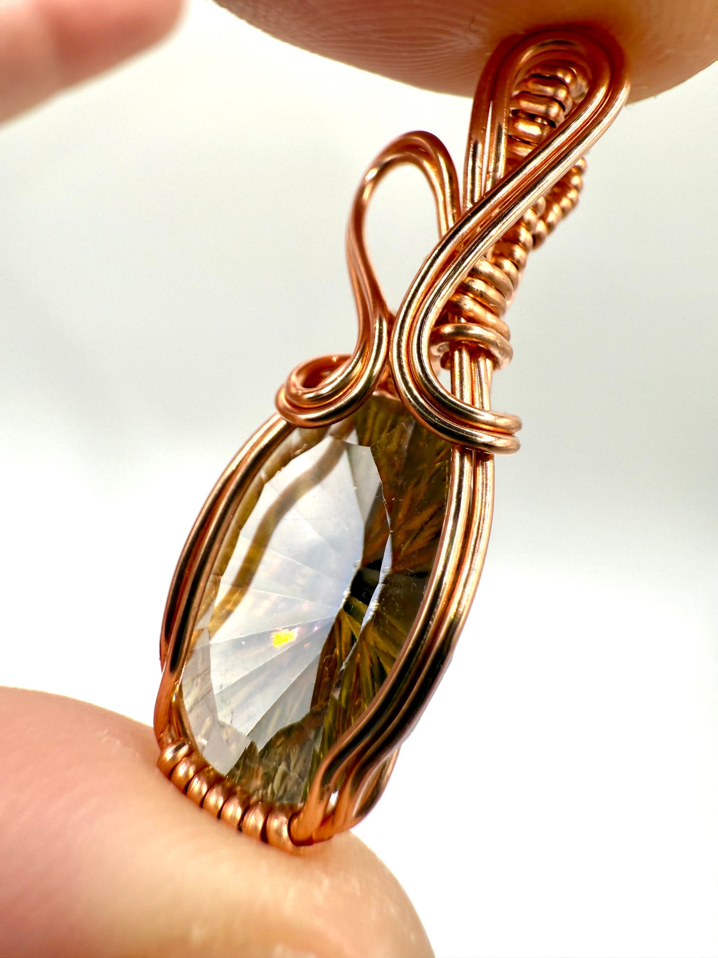 A1.) Christmas Special Gold Mystic Topaz In Copper