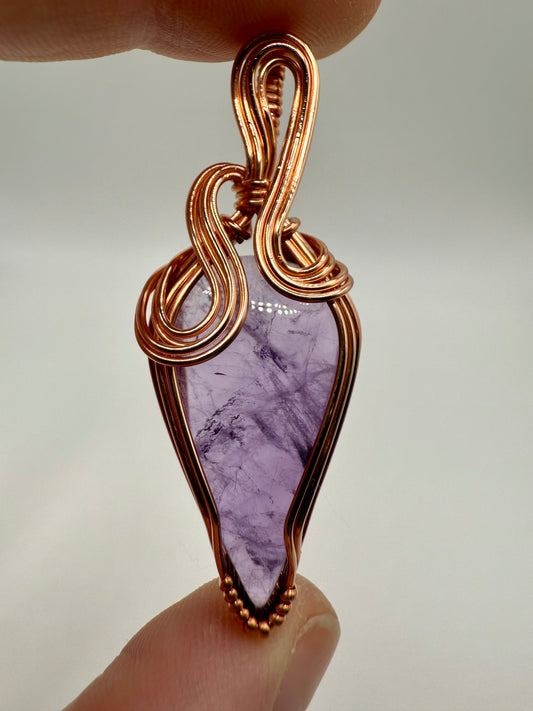 A1.) Christmas Special Amethyst In Copper