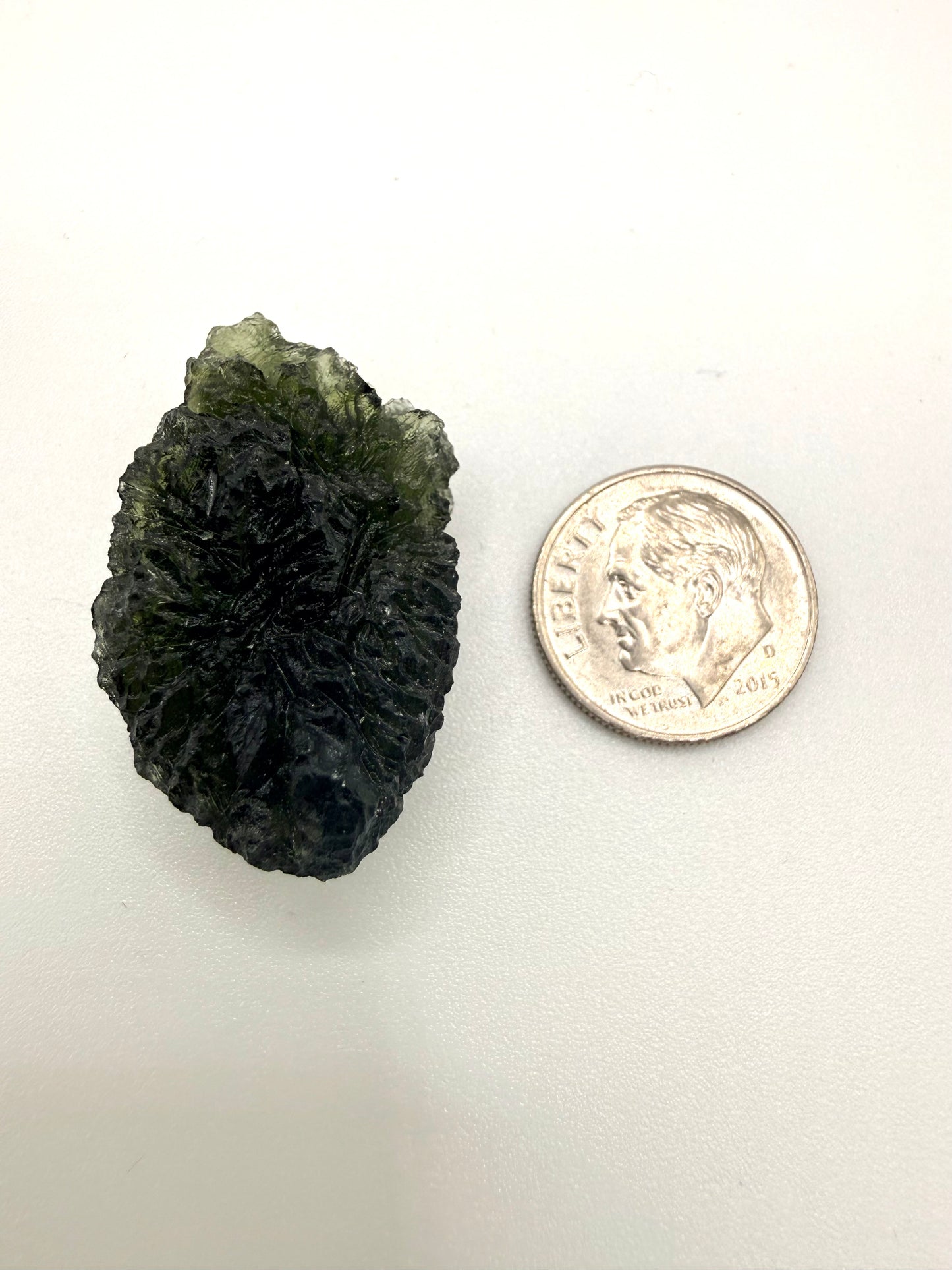 Raw Moldavite Loose Stone – Authentic Czech Moldavite Tektite, High Vibration Crystal, Collector Specimen, Spiritual Healing Stone