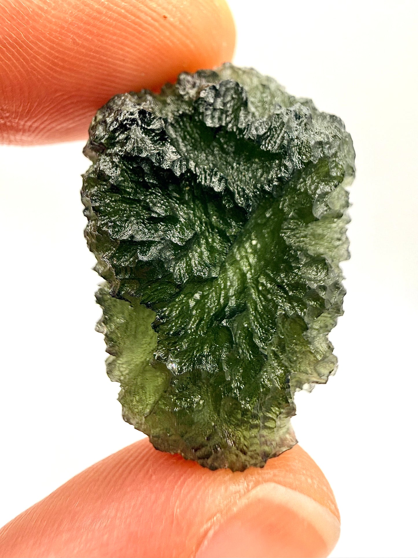 Raw Moldavite Loose Stone – Authentic Czech Moldavite Tektite, High Vibration Crystal, Collector Specimen, Spiritual Healing Stone