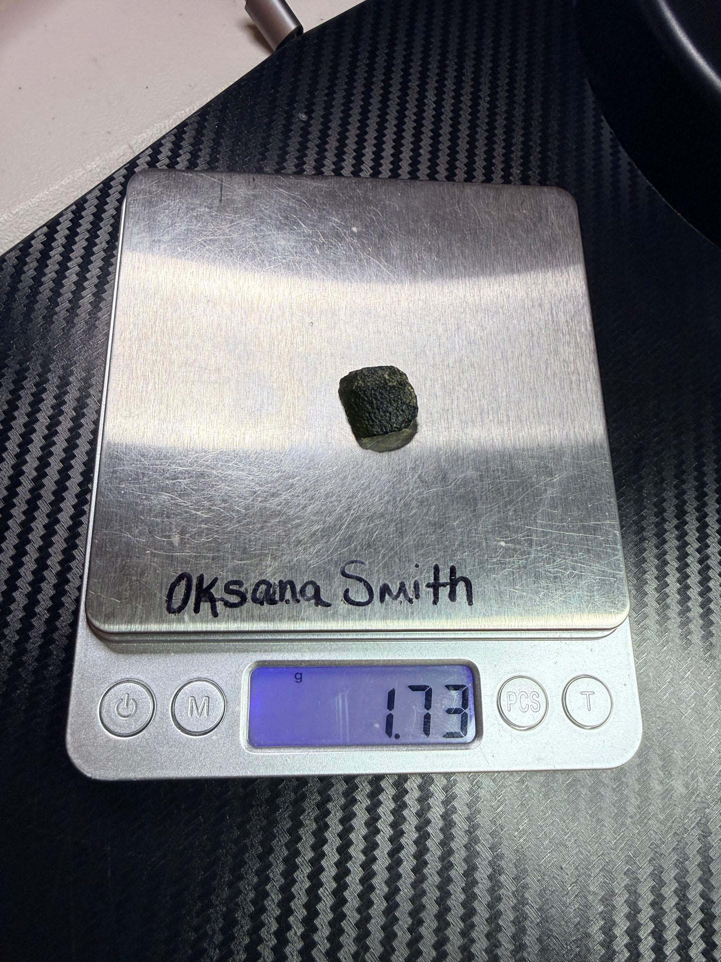 Moldavite 1.73 gram From Chlum (018)