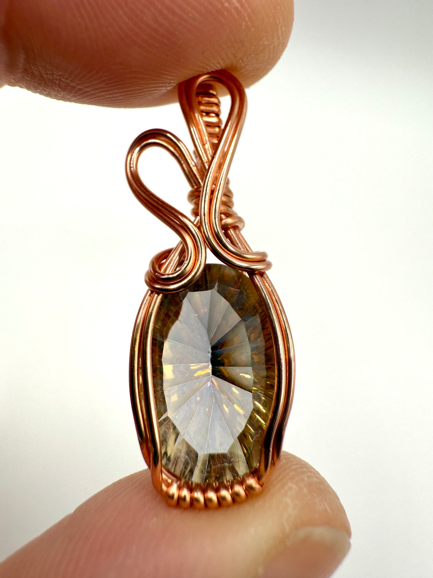 A1.) Christmas Special Gold Mystic Topaz In Copper